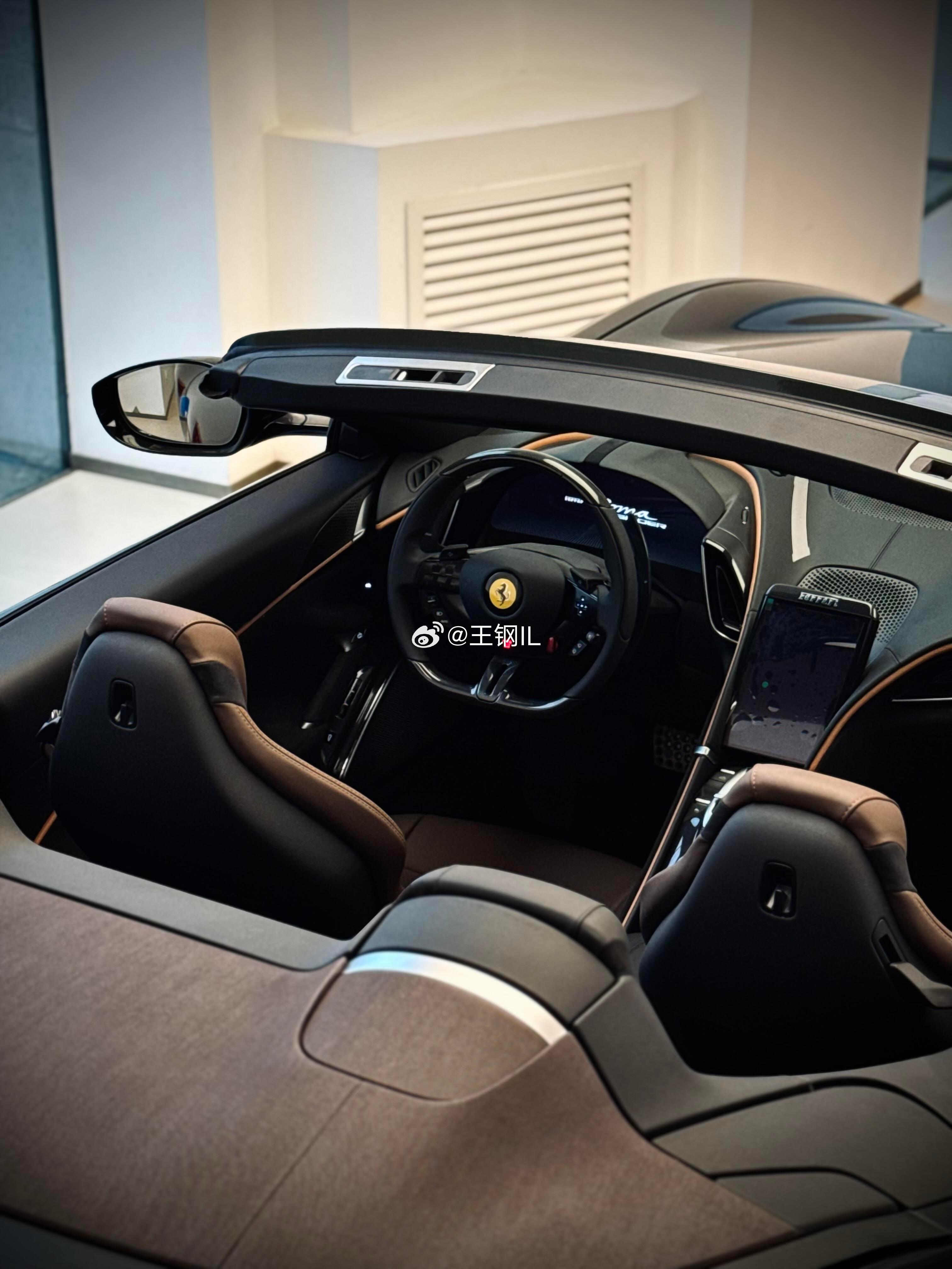 绿棕配色Roma spider 优雅老钱风。法拉利