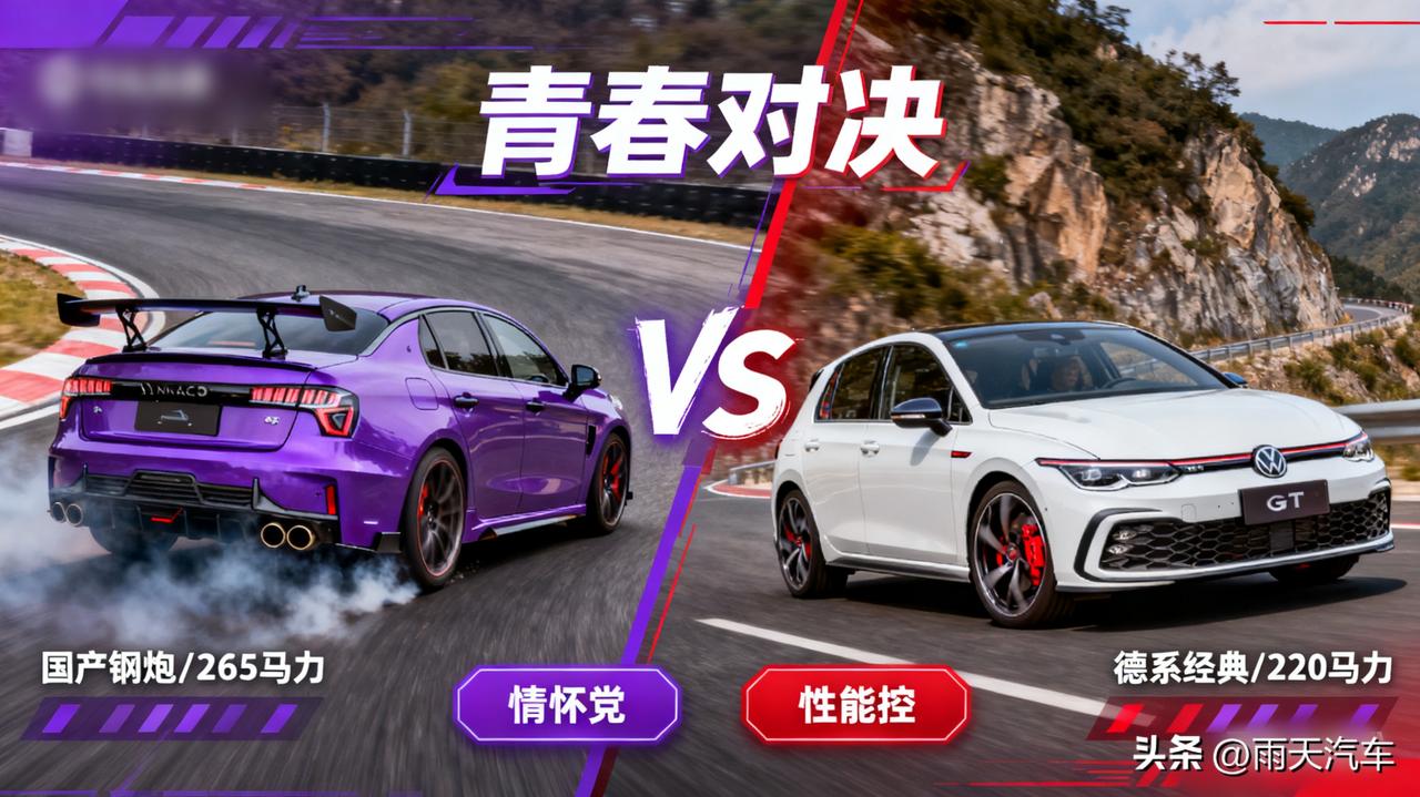 年轻人的第一台性能车，领克03+还是高尔夫GTI？

两台小钢炮，代表了两种性格