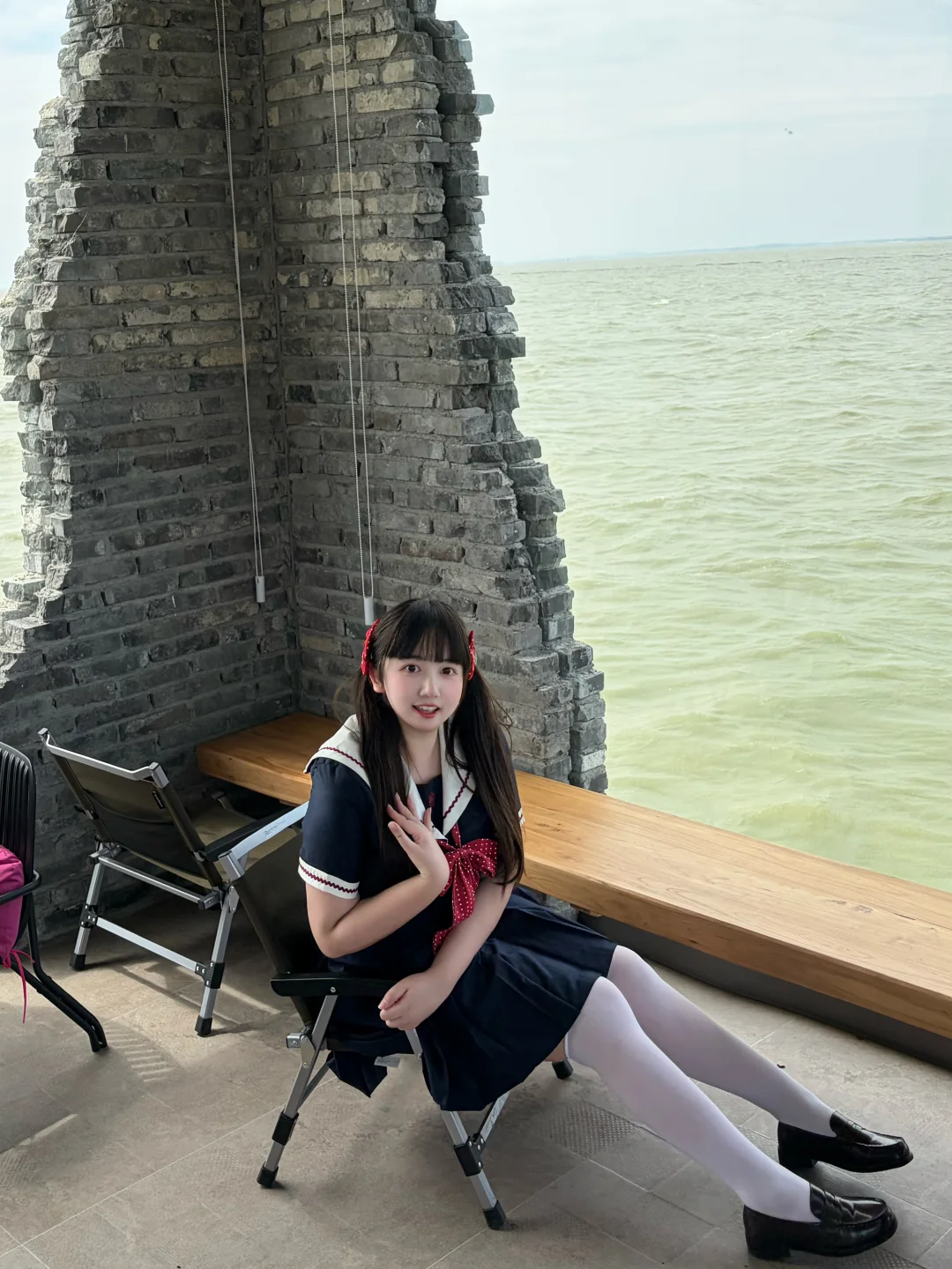 JK水手服｜微胖甜妹拍照日常📸