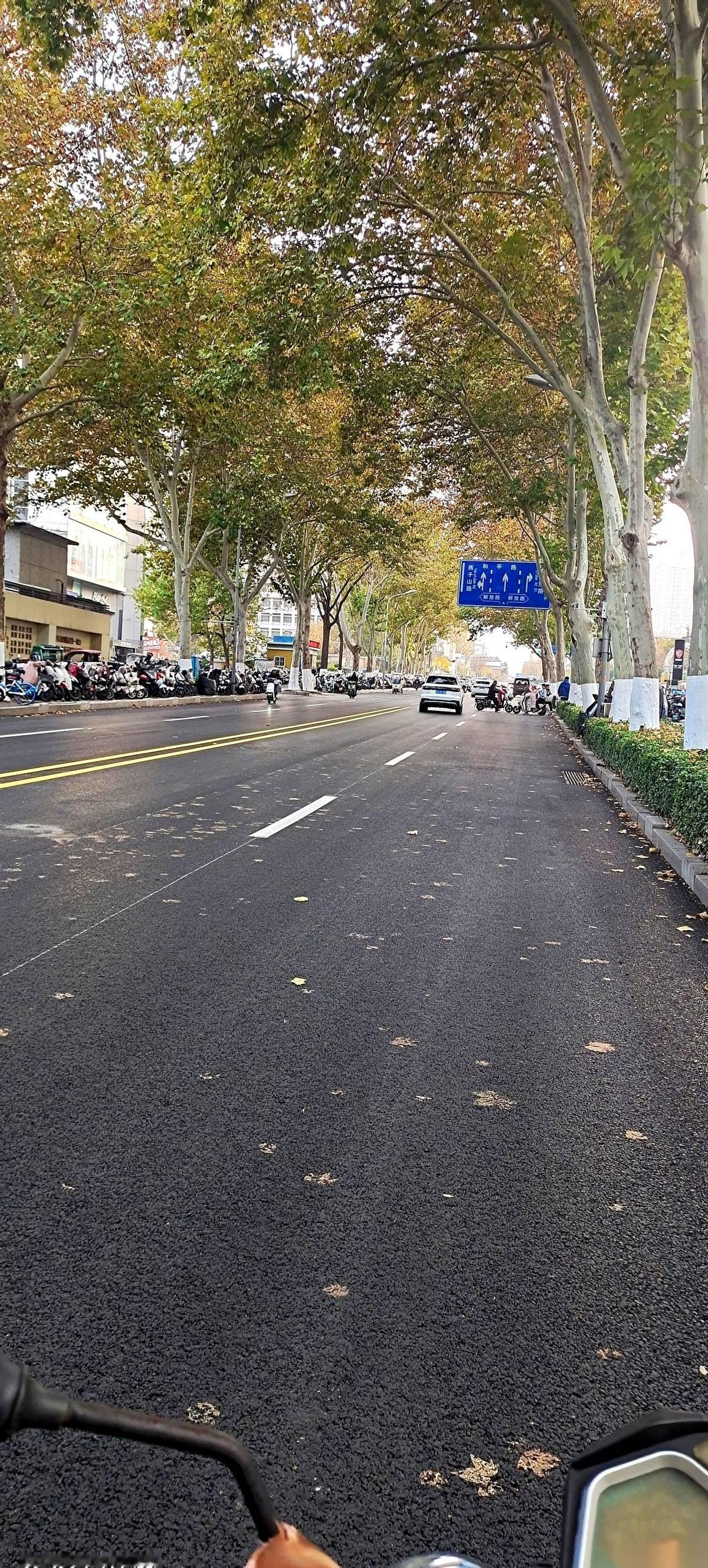 山大路中间那道栏杆，拆了。
我跟你说，这几天，整条路都活了。
真不是瞎说，我们这