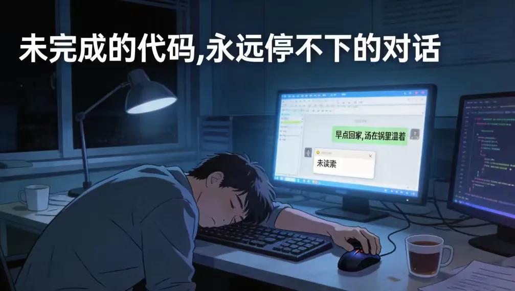 程序员丈夫猝死后，妻子公开的微信截图刺痛所有人
深夜十一点的聊天框里，对方问：“