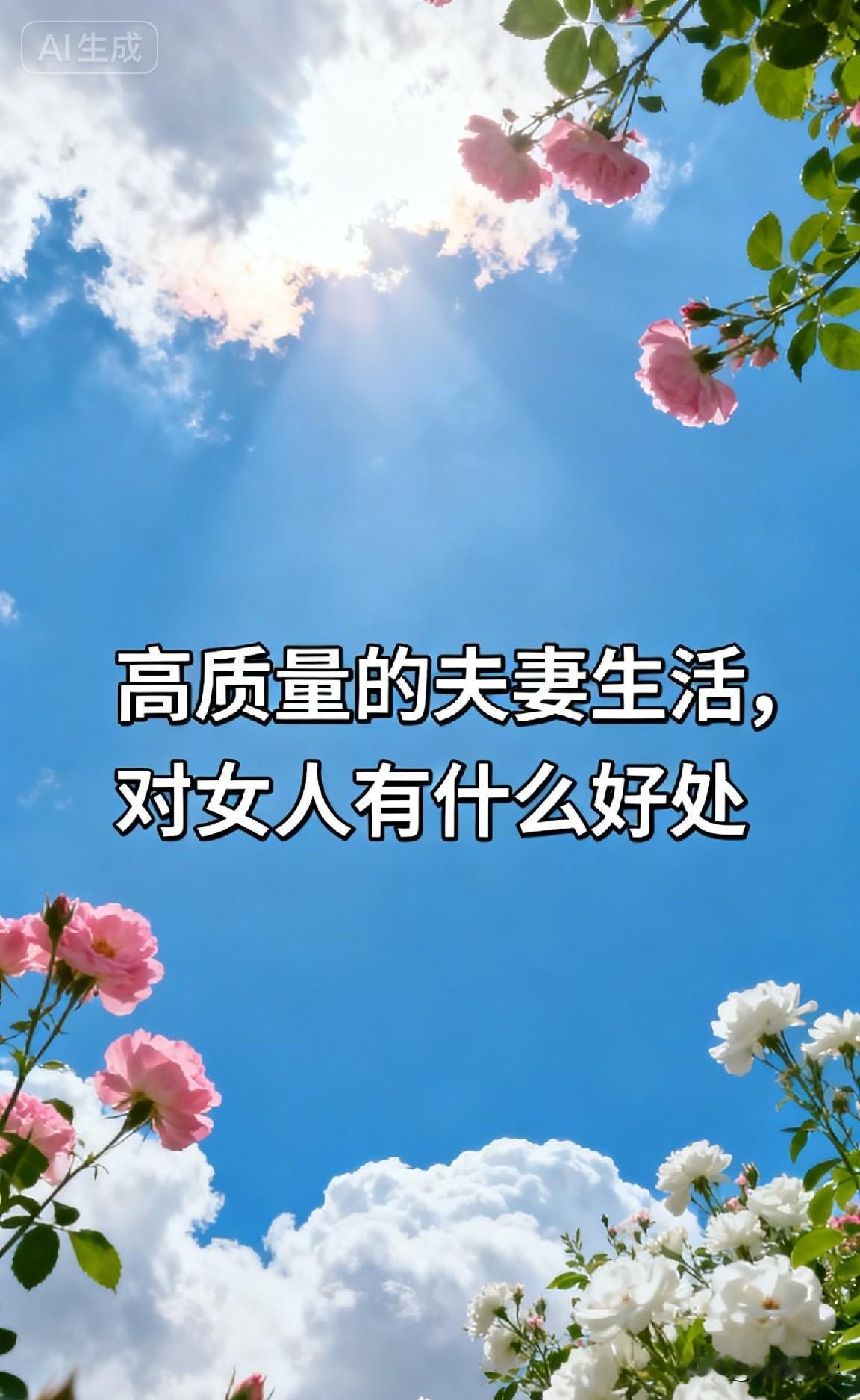 高质量的夫妻生活，对女人有什么好处

很多人觉得，夫妻生活只是男人“那点事”。可
