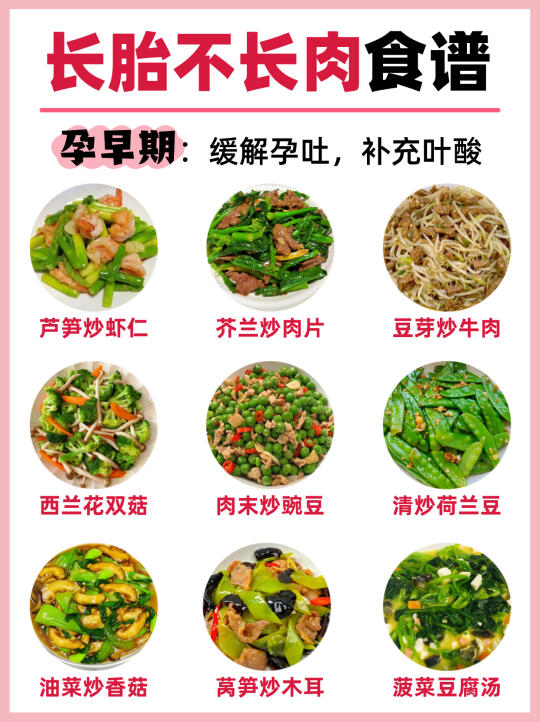 🔥孕期食谱！照着吃真的长胎不长肉！
