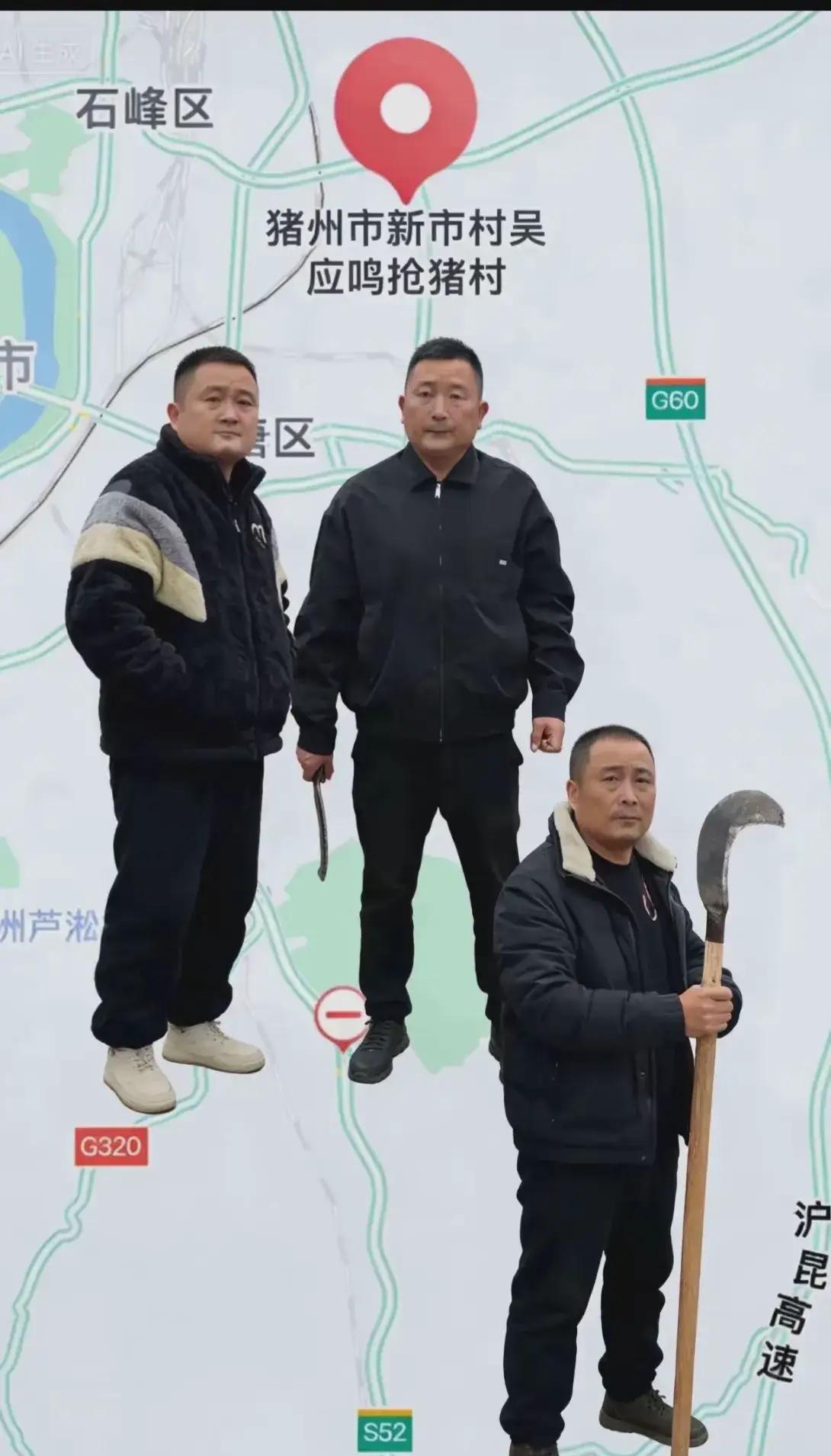 湖南株洲杀猪宴火了！这三位“大佬”一出场，这面相一看就是专业的！

在湖南株洲的