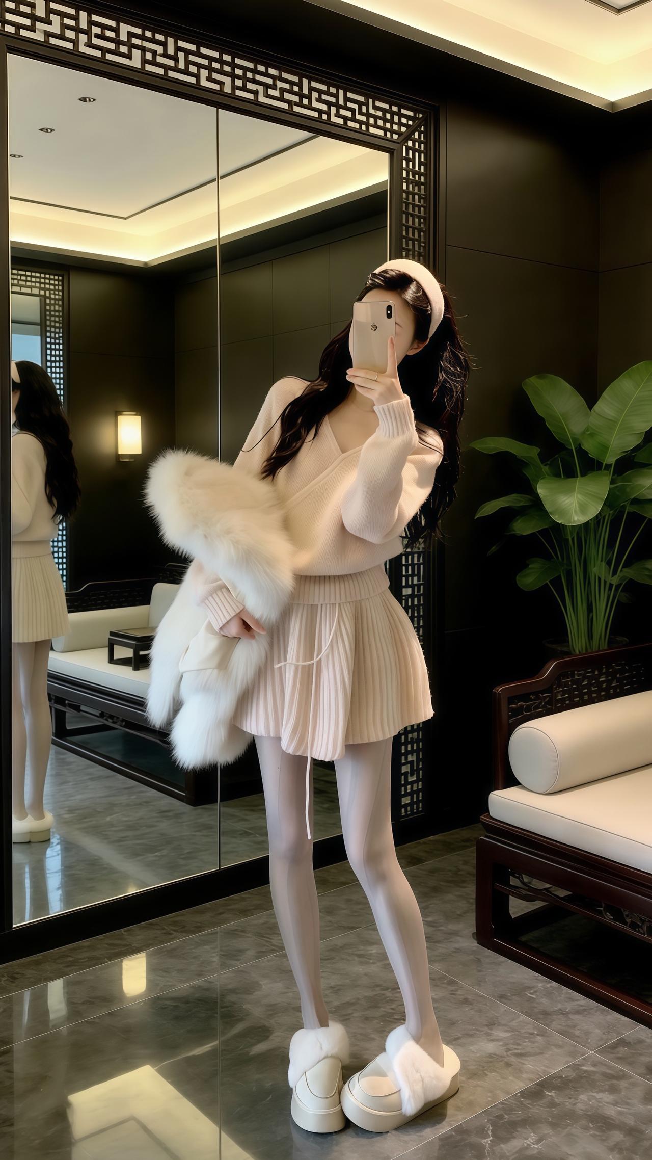 约会穿搭 新款 完美身材比例 名媛