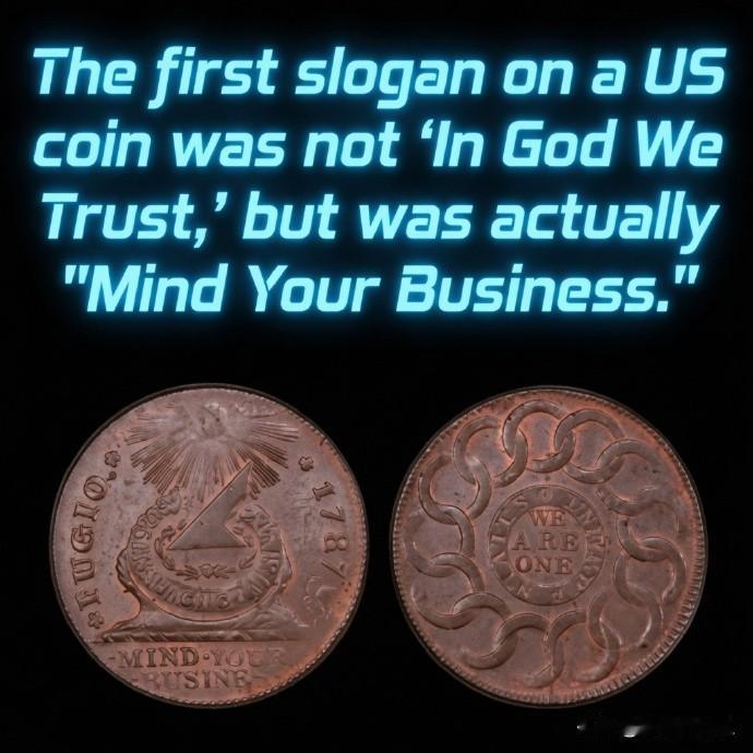 历史趣闻一则

美国第一枚官方硬币并没有刻上 “In God We Trust”