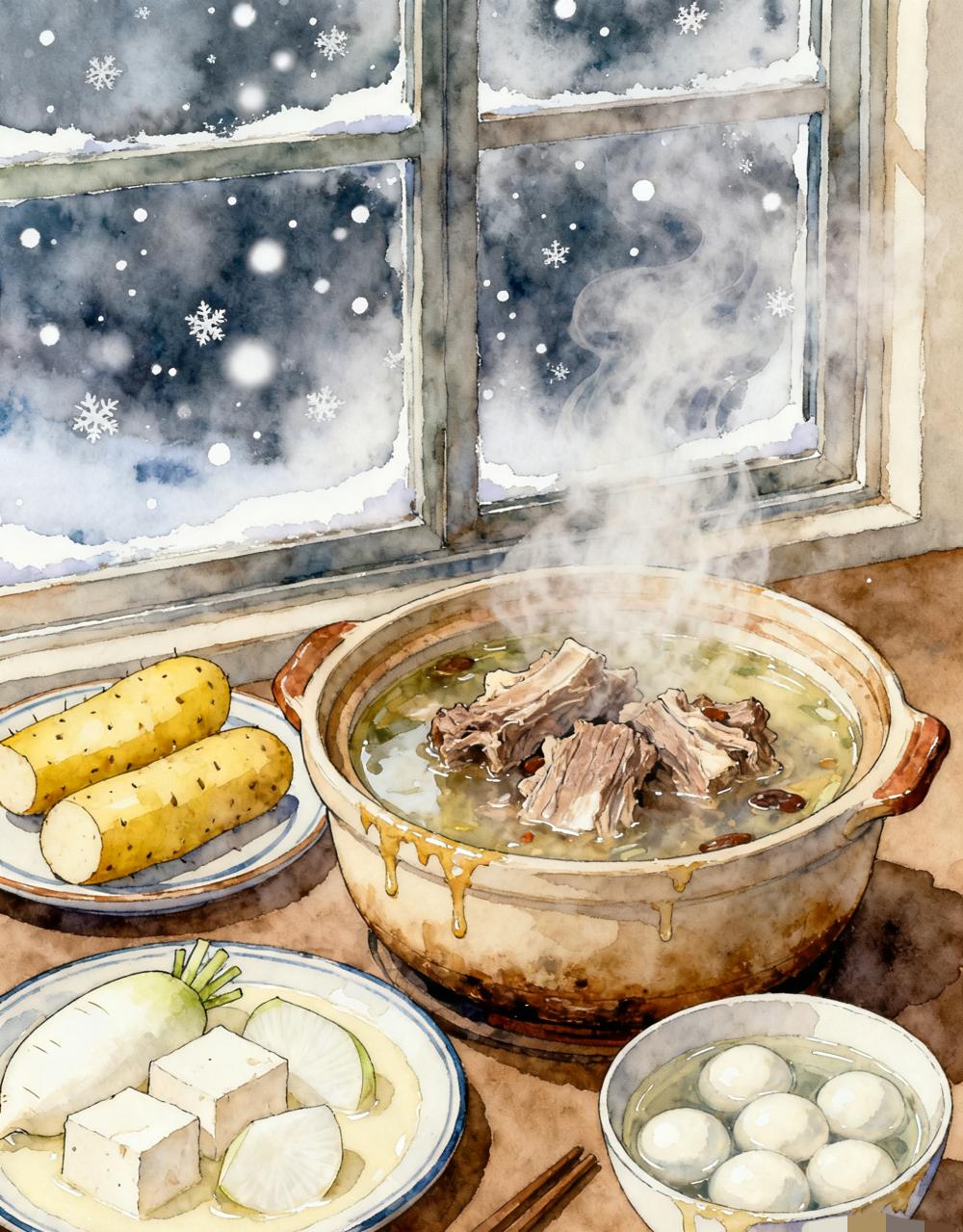 小寒时节为什么要吃这些食物？

节气是时光的信使，小寒一至，天地间的寒意便浓得化