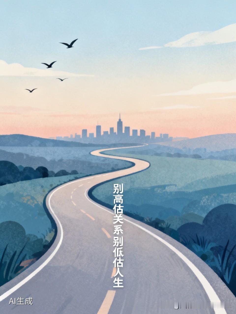 在人生这场漫长的旅程中，很多人常常高估与他人的关系。就像我曾经以为和一位同事是很