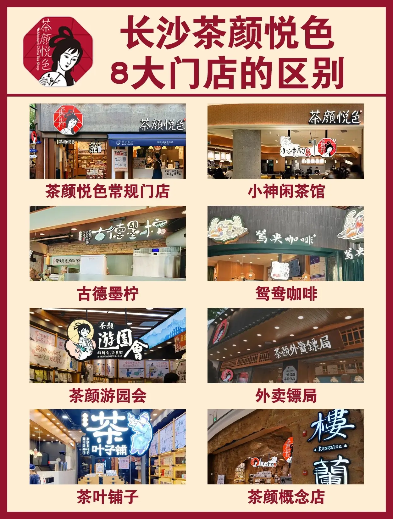 关于茶颜8大门店区别，1篇讲清楚 长沙橘呆呆手串