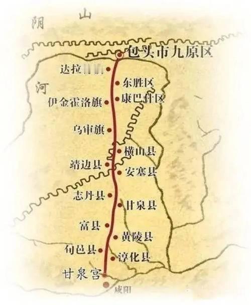 太牛了！“世界第一条高速公路”——秦直道。
秦直道是秦始皇为抵御匈奴、巩固边防而