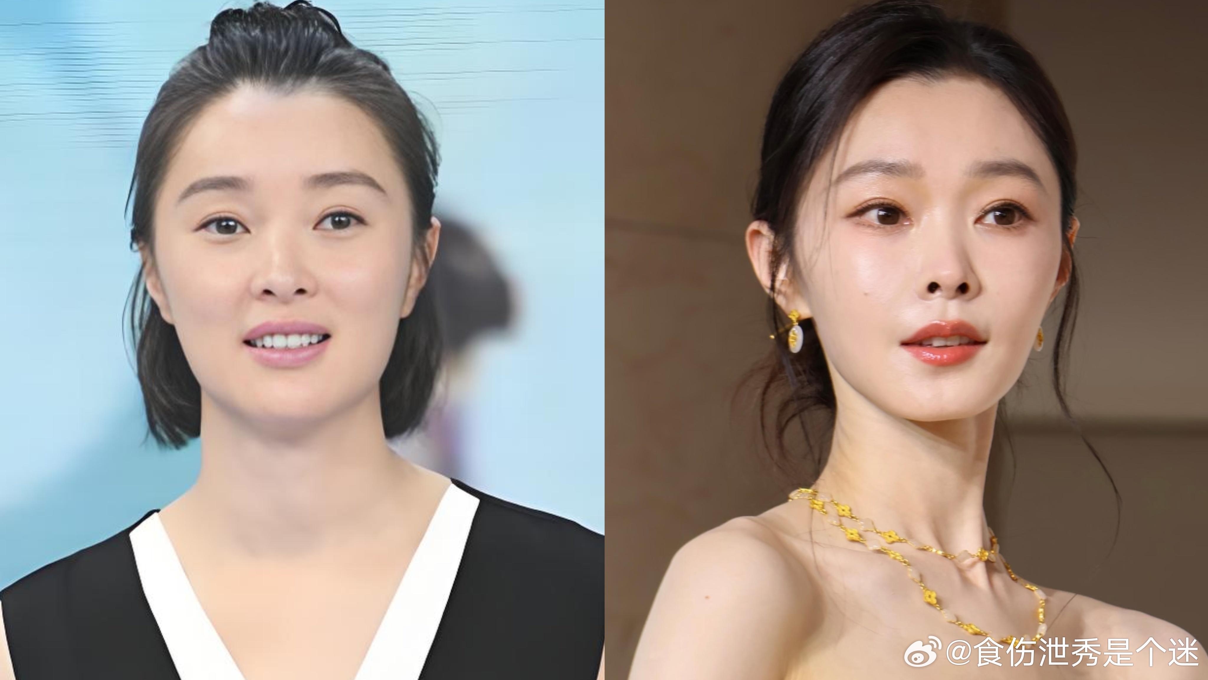 她俩气质相似鼻小夫运不旺 