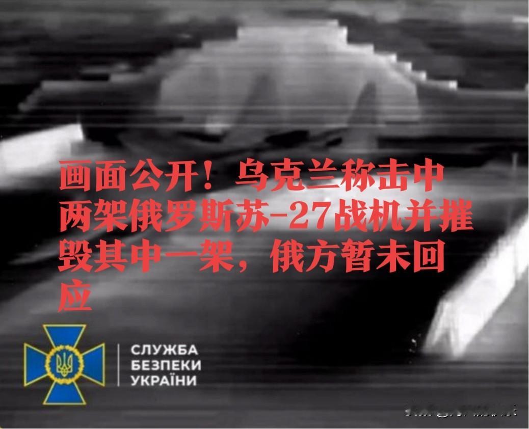 画面公开！乌克兰称击中两架俄罗斯苏-27战机并摧毁其中一架，俄方暂未回应

  