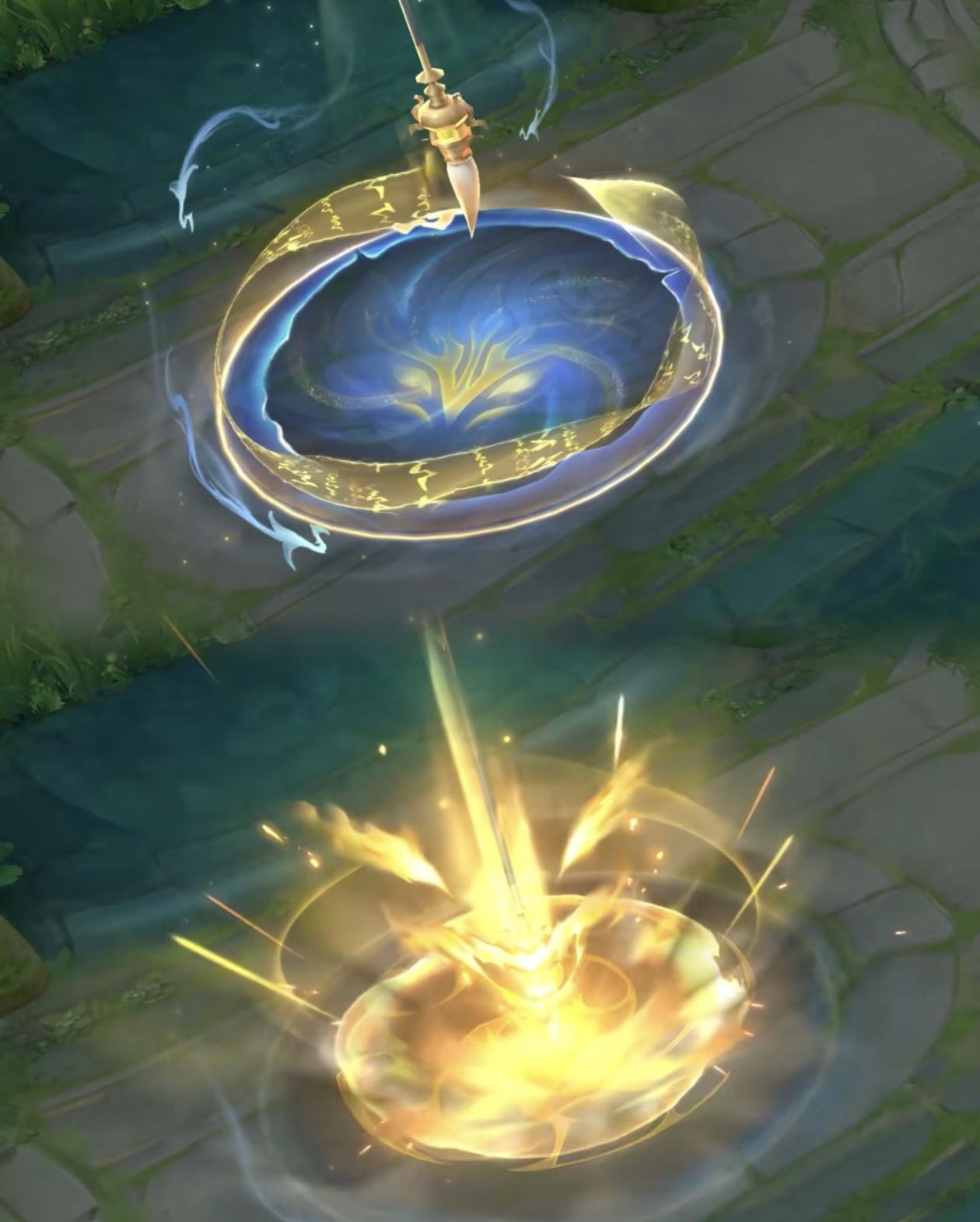 姜子牙新皮肤技能特效限时活动免费获取感觉特效还挺不错的