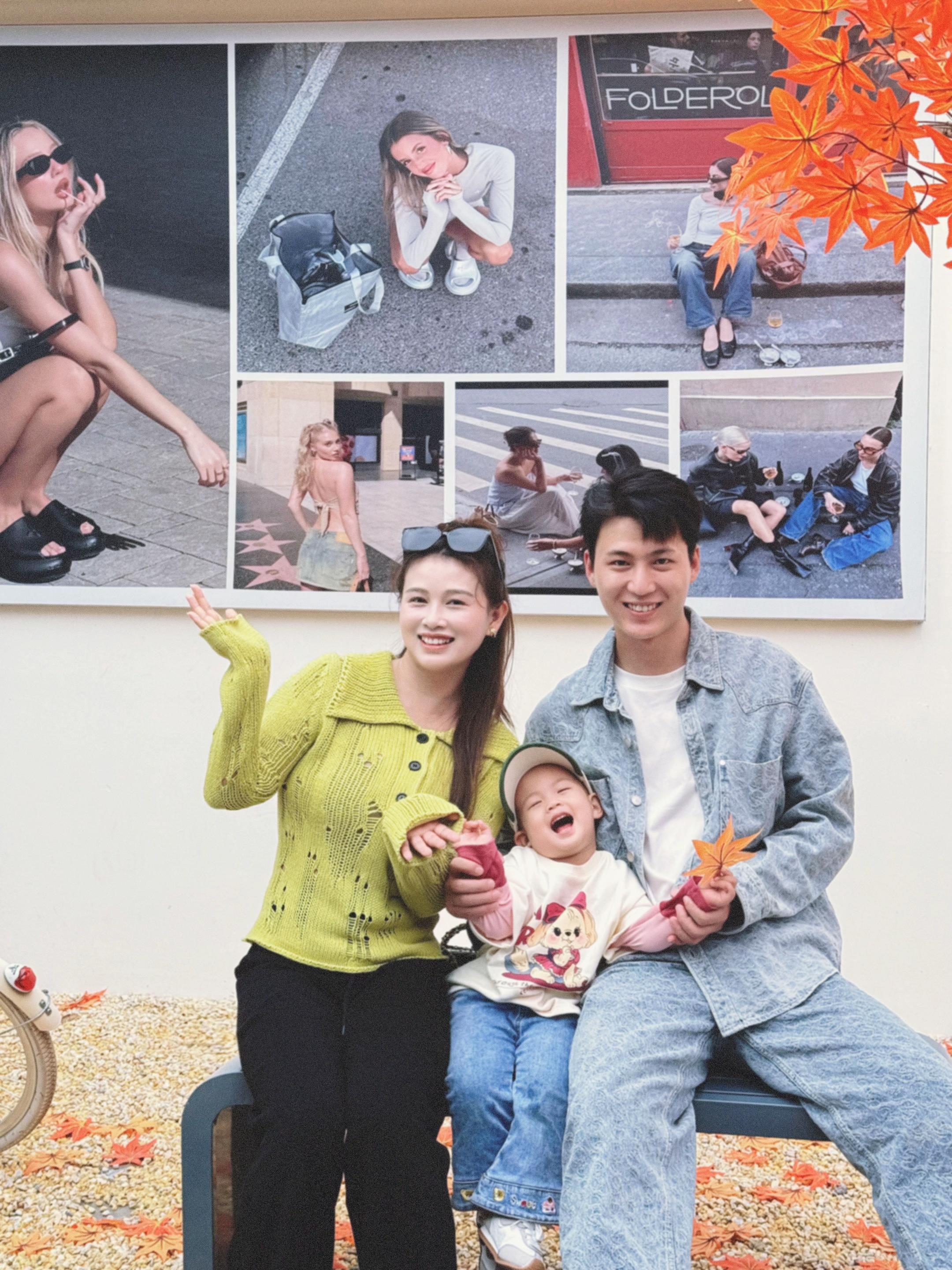 发朋友圈都以为我们一家三口去韩国了，哈哈哈，其实是在宜宾