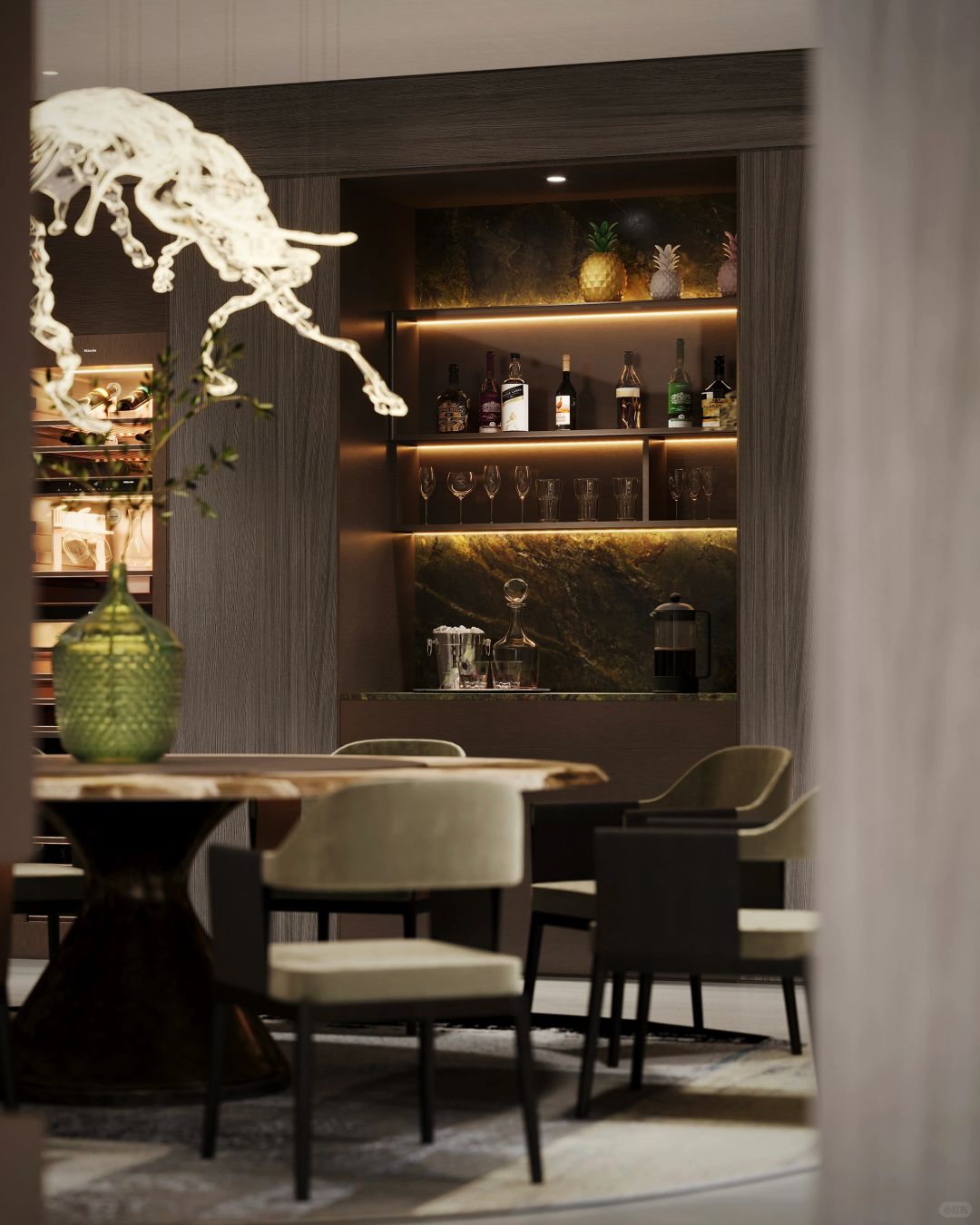 婆婆说：“你家真是富贵迷人眼！