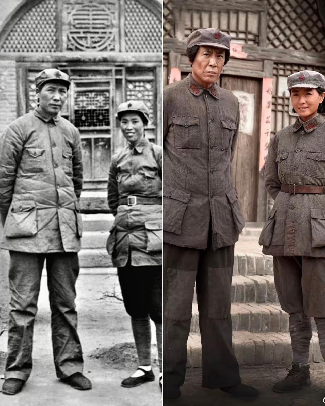 没有看到这张照片之前，我也觉得于和伟饰演毛主席可能不是理想人选，长得太不像了。直