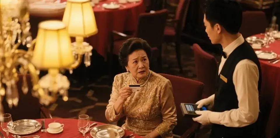 32岁苏芸在荣记海鲜酒楼包厢里，眼睁睁看着婆婆用她的信用卡请娘家二十多人吃龙虾鲍