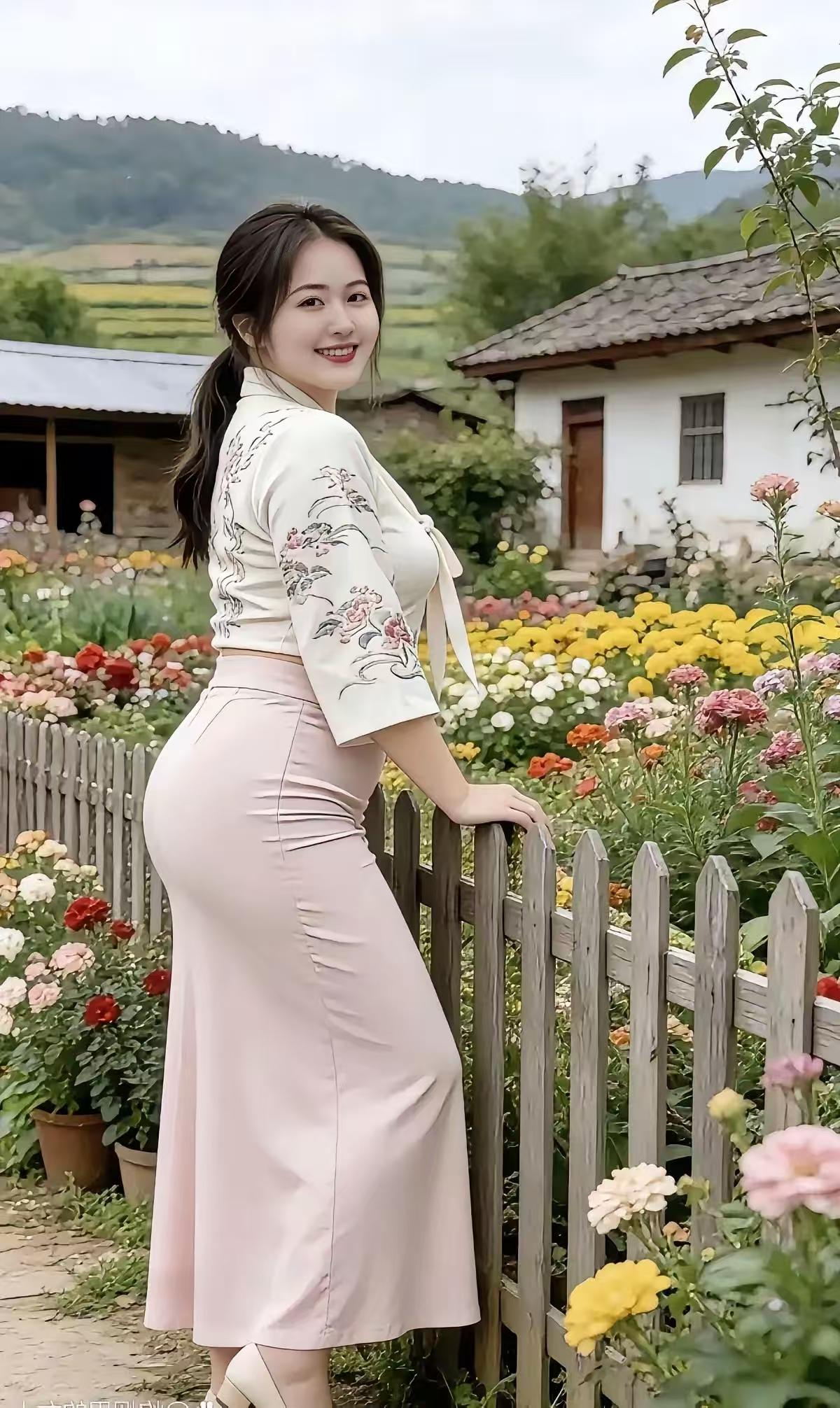 清江引·春谣
吹开棠梨三百树，
影在溪南住。
犁云耙月书，
纺雾织星谱。
炊烟细