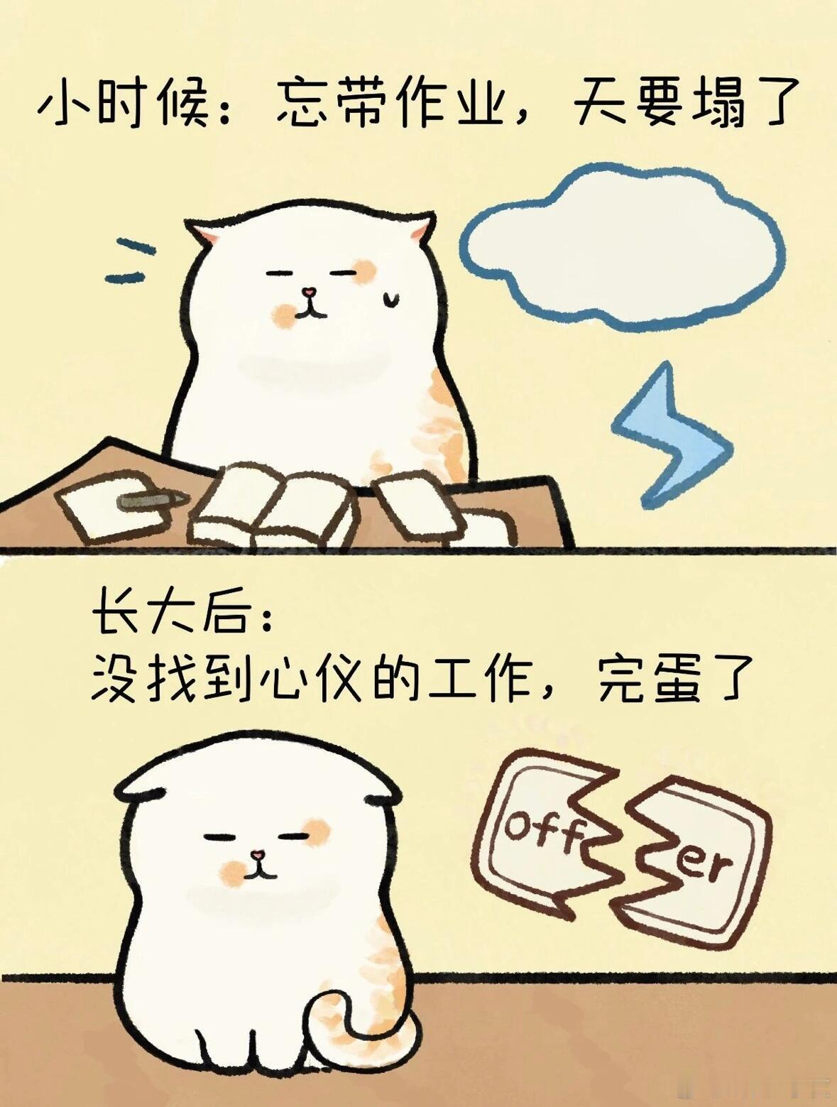 你觉得是天塌了的困难不过是一件小事事情并没有想象的那么严重✨ 