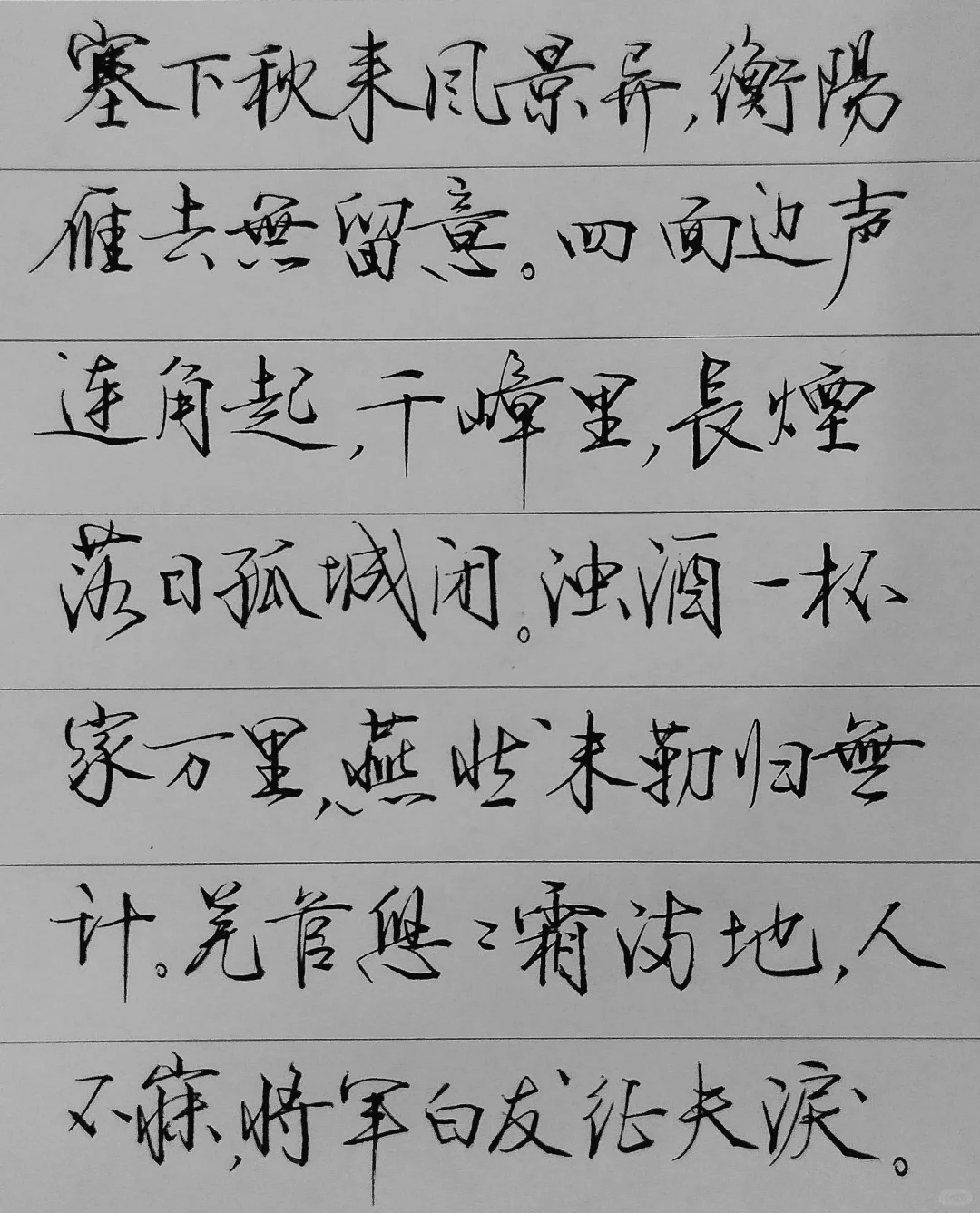 每日练字