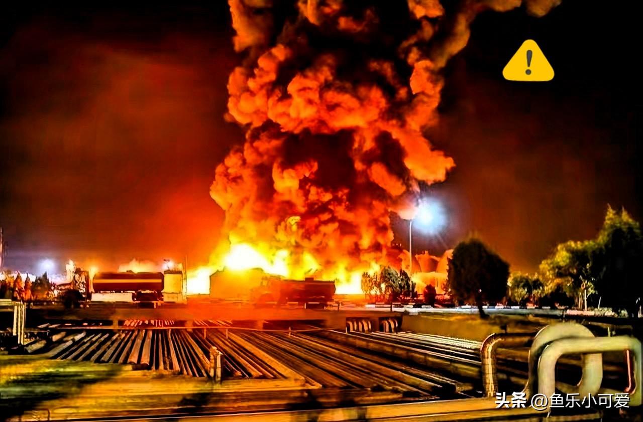 刚刷到央视的快讯，

直接冷笑出声。

前两天美以联手把德黑兰的炼油设施给毁了，