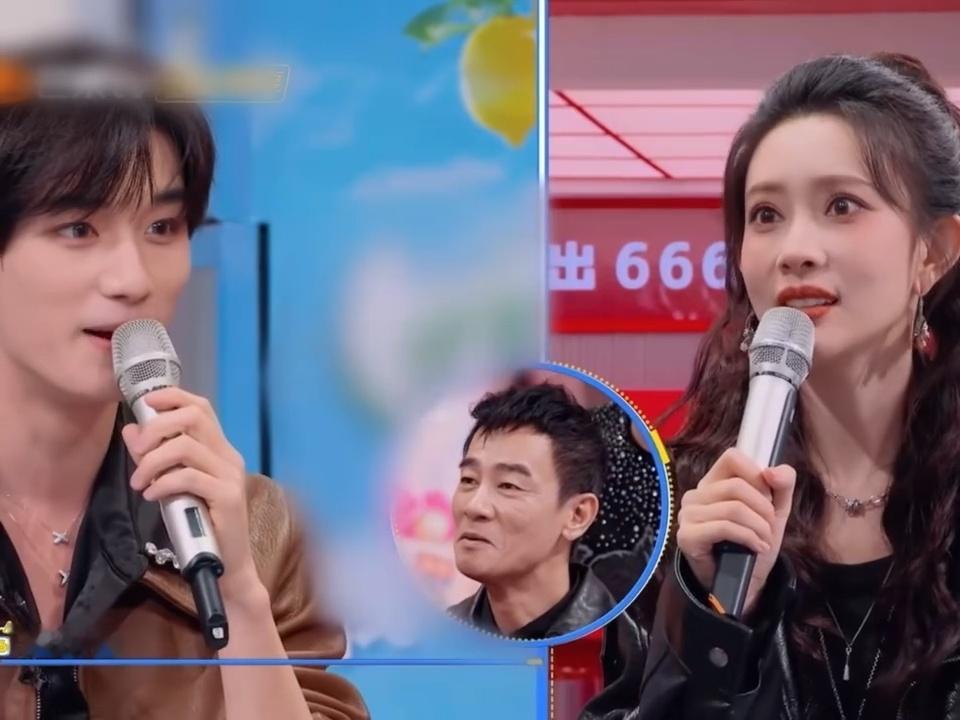 陈伟霆碰上孟子义粤语也能说急眼你好星期六陈伟霆说“脱口秀主持人”，孟子义秒接“狗