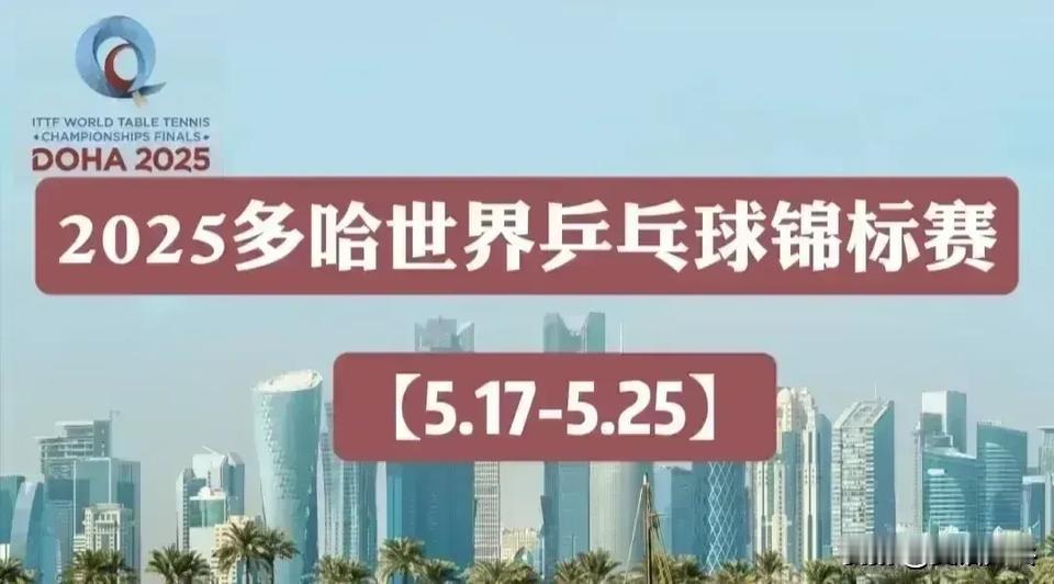 2025多哈世界乒乓球锦标赛(5.17-5.25)｜男单参赛名单(总计128人)