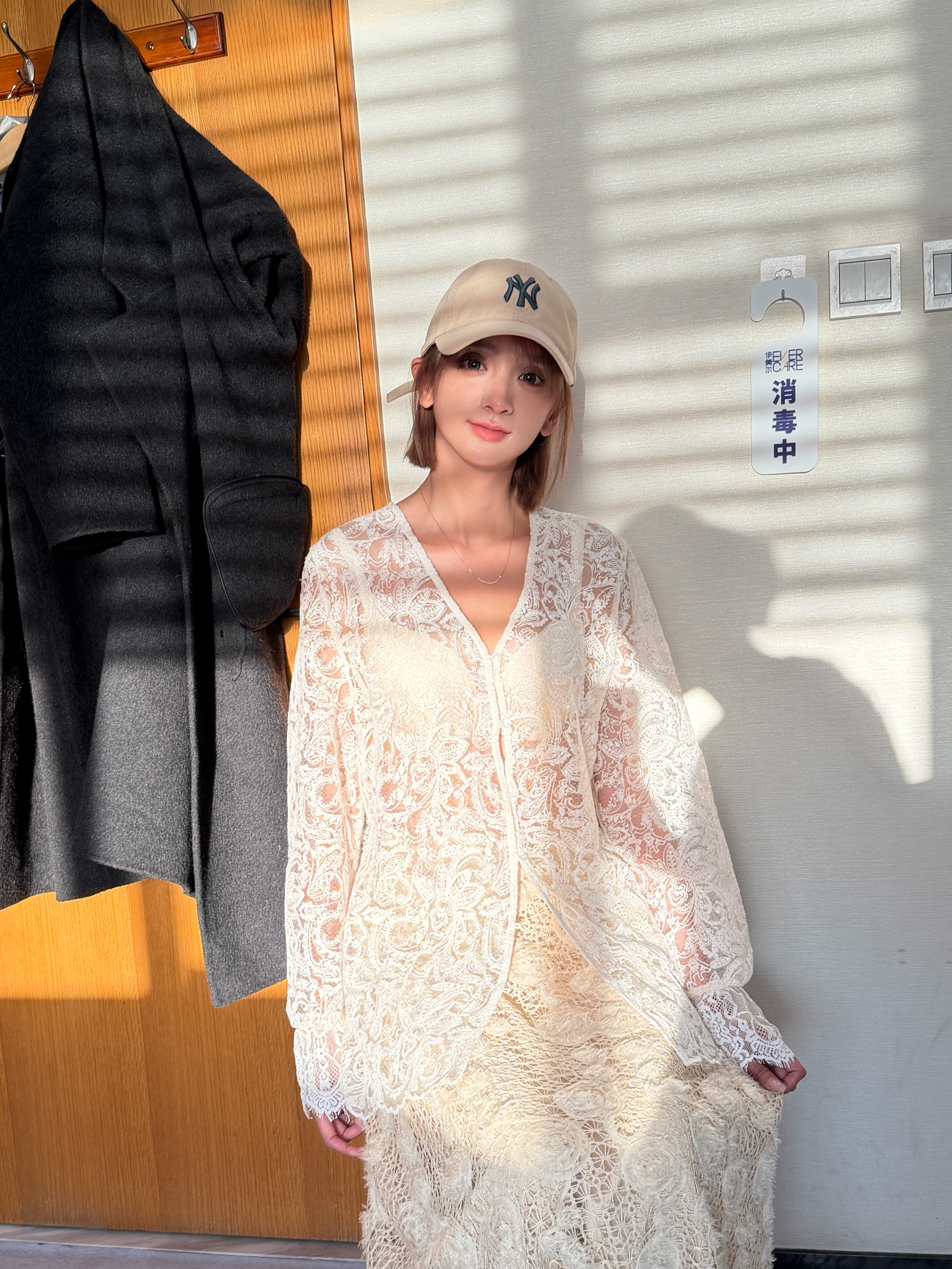 挺认真地搭了身衣服朋友说我穿窗帘出门了