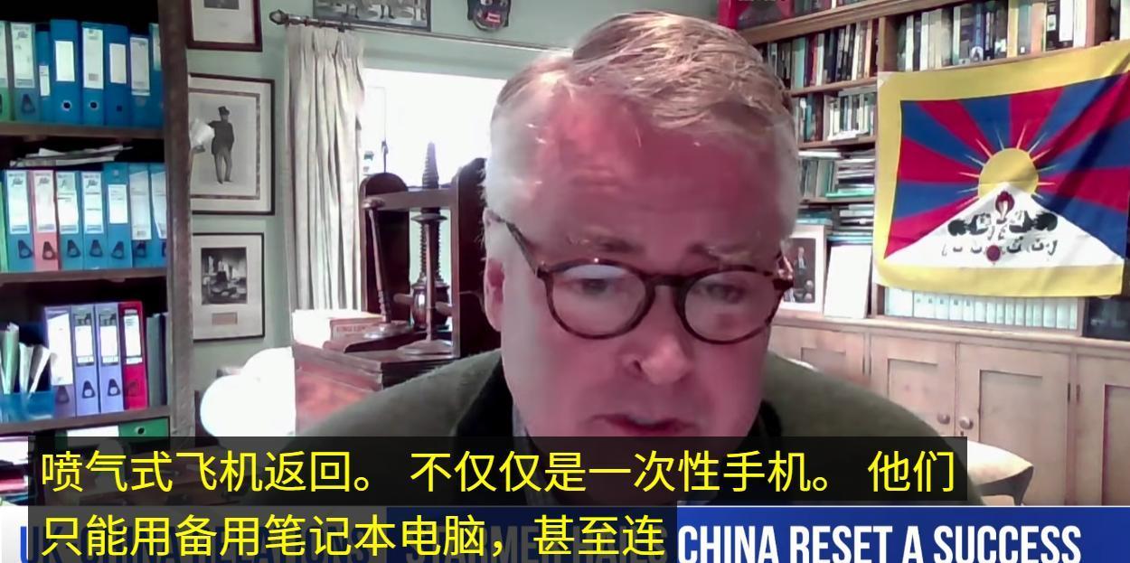 “在中国，我们的首相甚至只能使用一次性手机和备用的笔记本电脑。”被制裁的英国保守