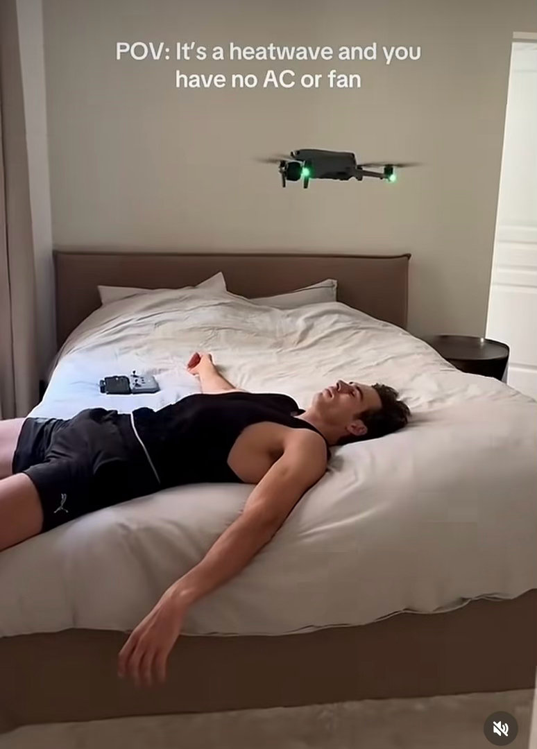 既没有空调也没有风扇的欧洲 人，找到的降温方式…… 
