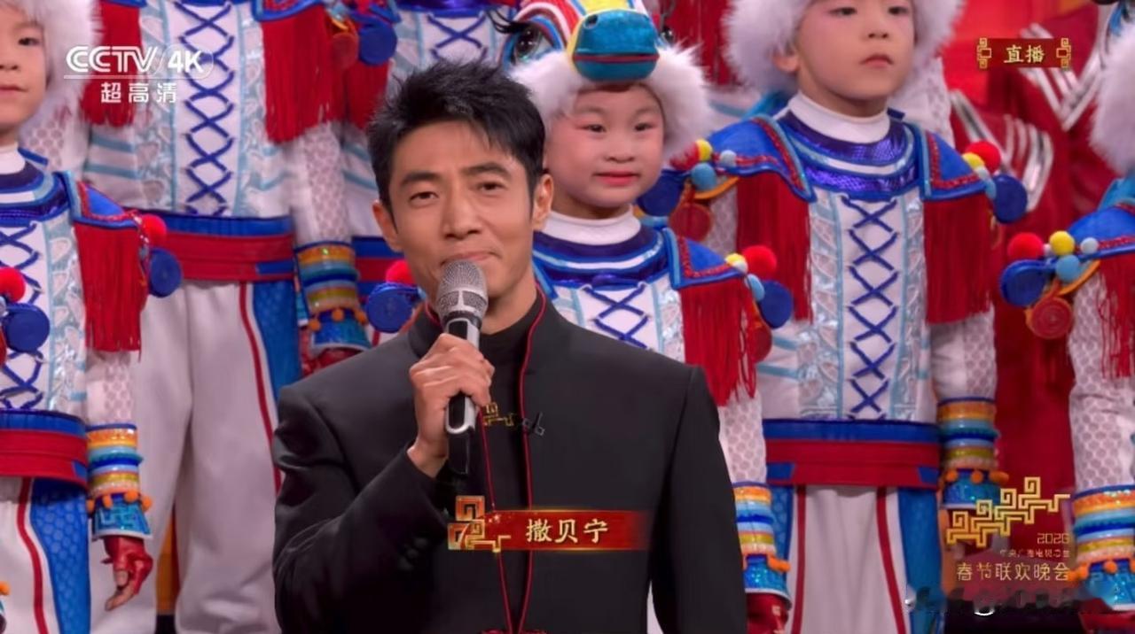 今年春晚看下来，
不知道大家啥感受，
反正我的注意力全被撒贝宁那两条眉毛给勾走了