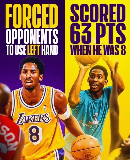 【🏀传奇诞生：科比8岁单防63分神迹😱】近日，美国媒体ClutchPoint