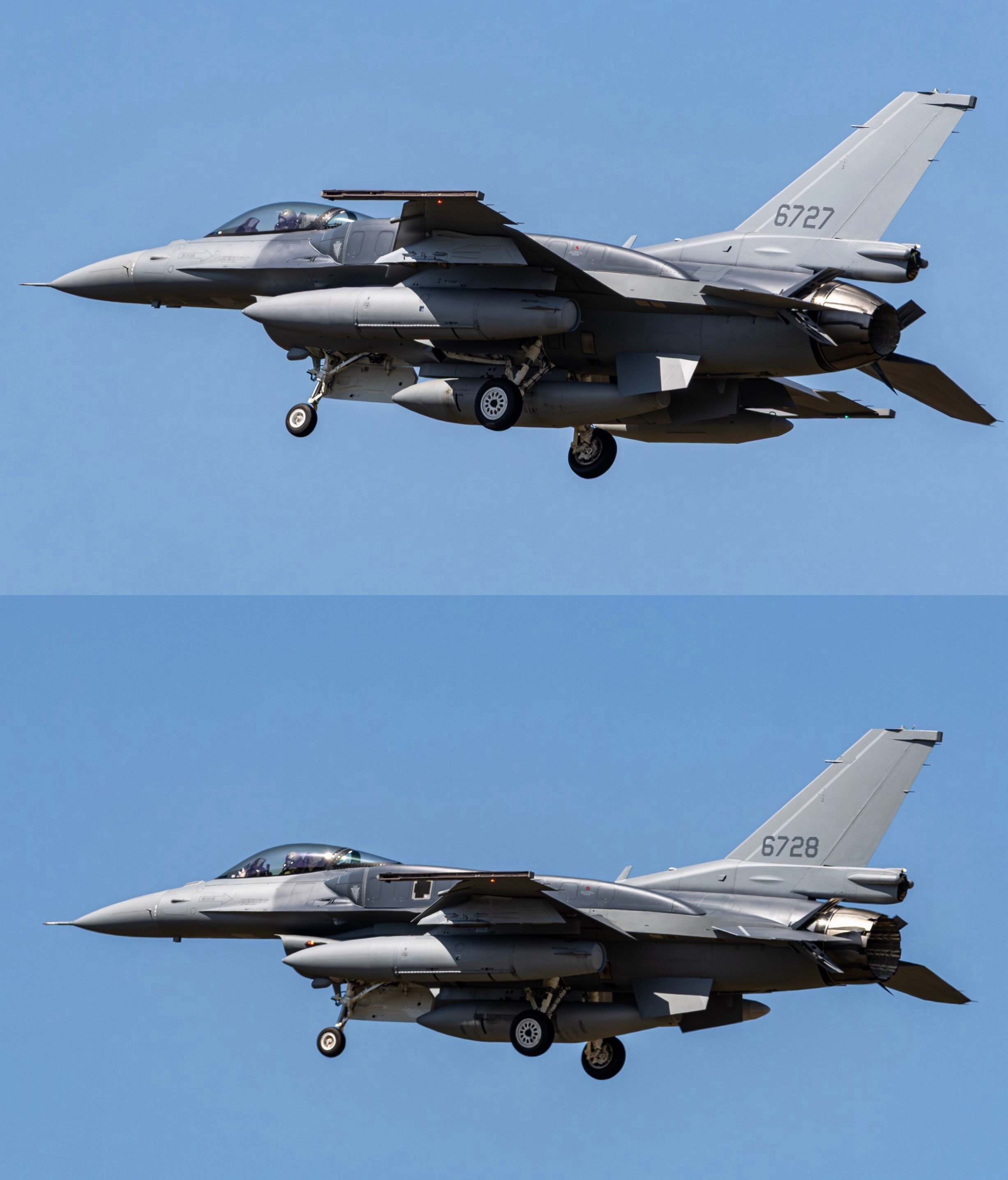 美国开始向台湾交付带保形油箱的F-16V战斗机，相比以往可以具有更远的作战半径，