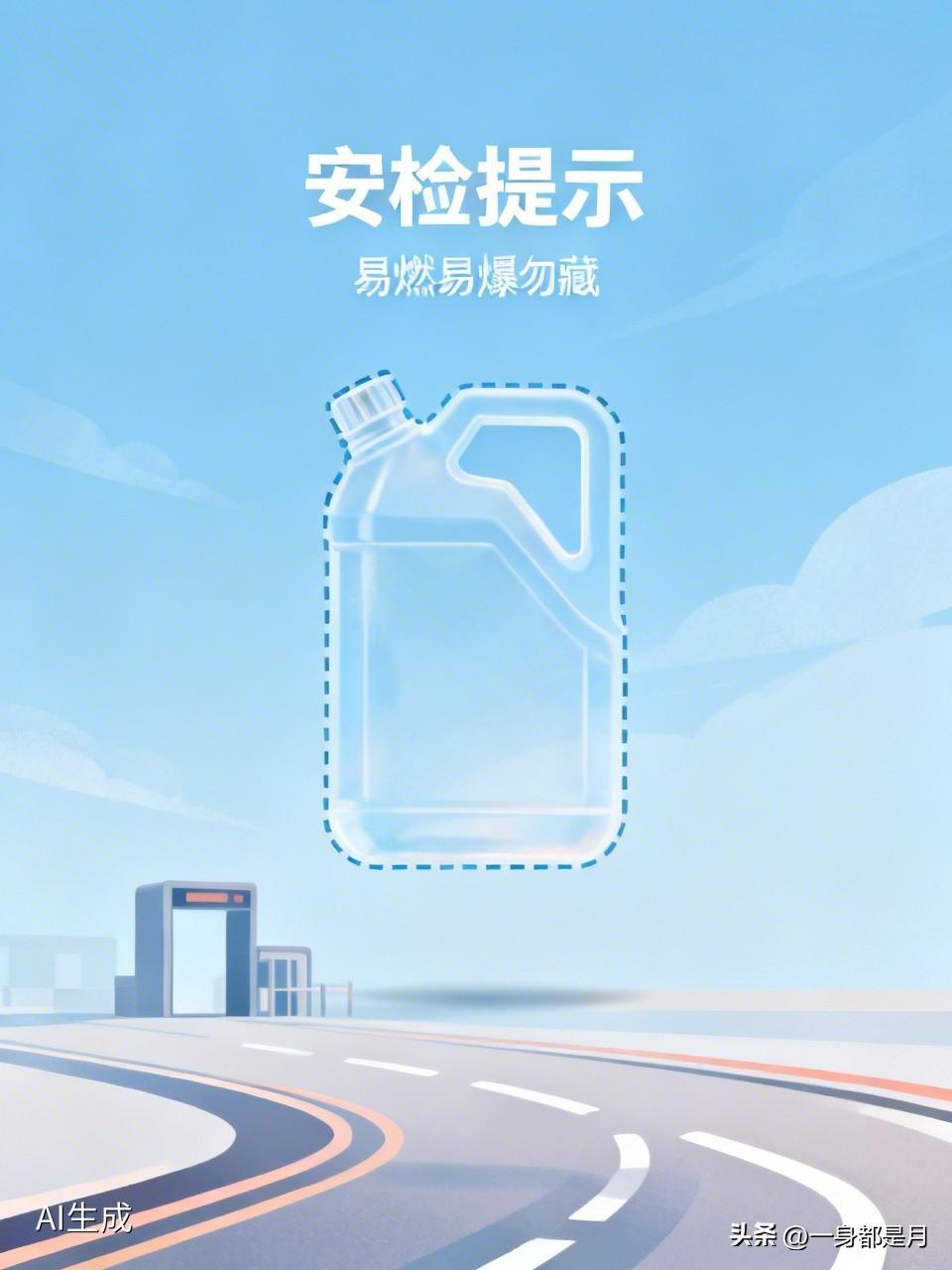 男子藏匿汽油进站被拘留
开过年，三月正是返工高峰期
云南楚雄一男子张某
乘车时故