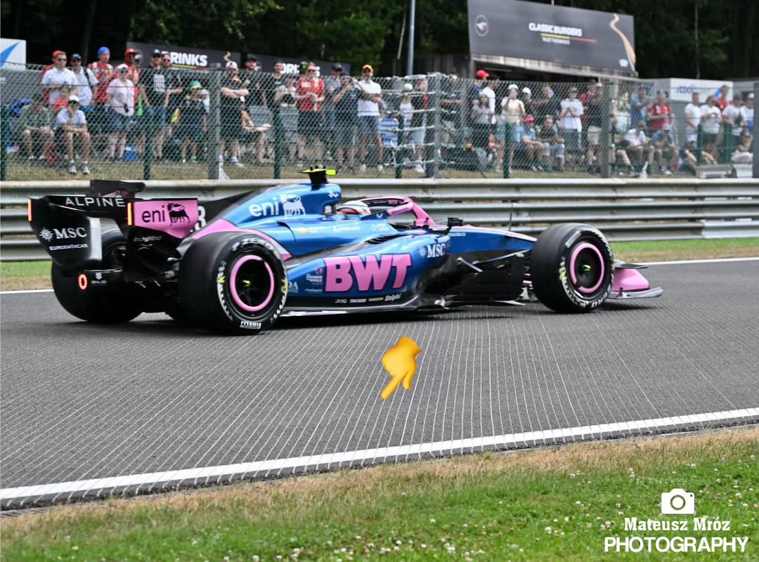 F12026F1比利时大奖赛 SPA赛道用来排水的沟槽 