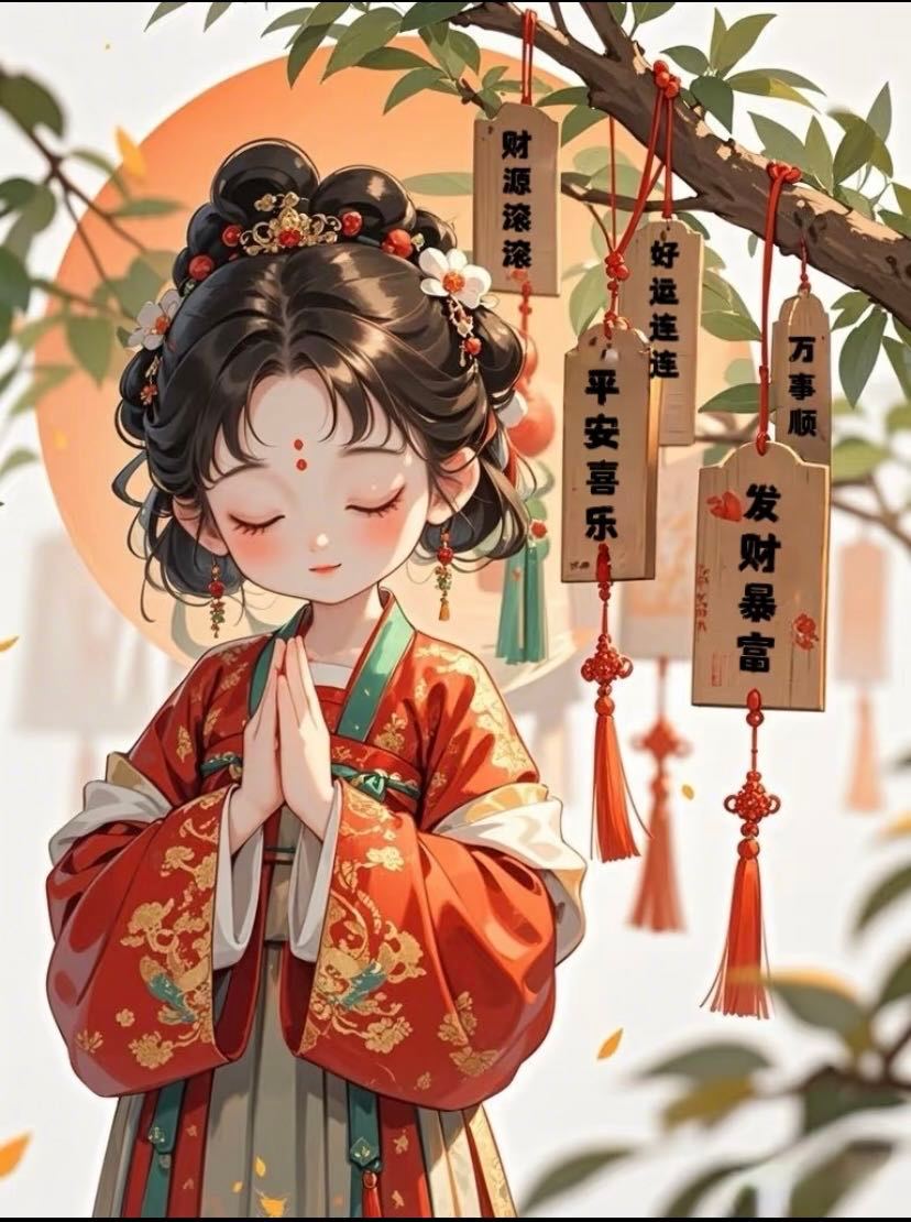 国人不会放过任何一个许愿的机会仿佛被神秘指令驱使，国人不放过任何许愿契机。无论何