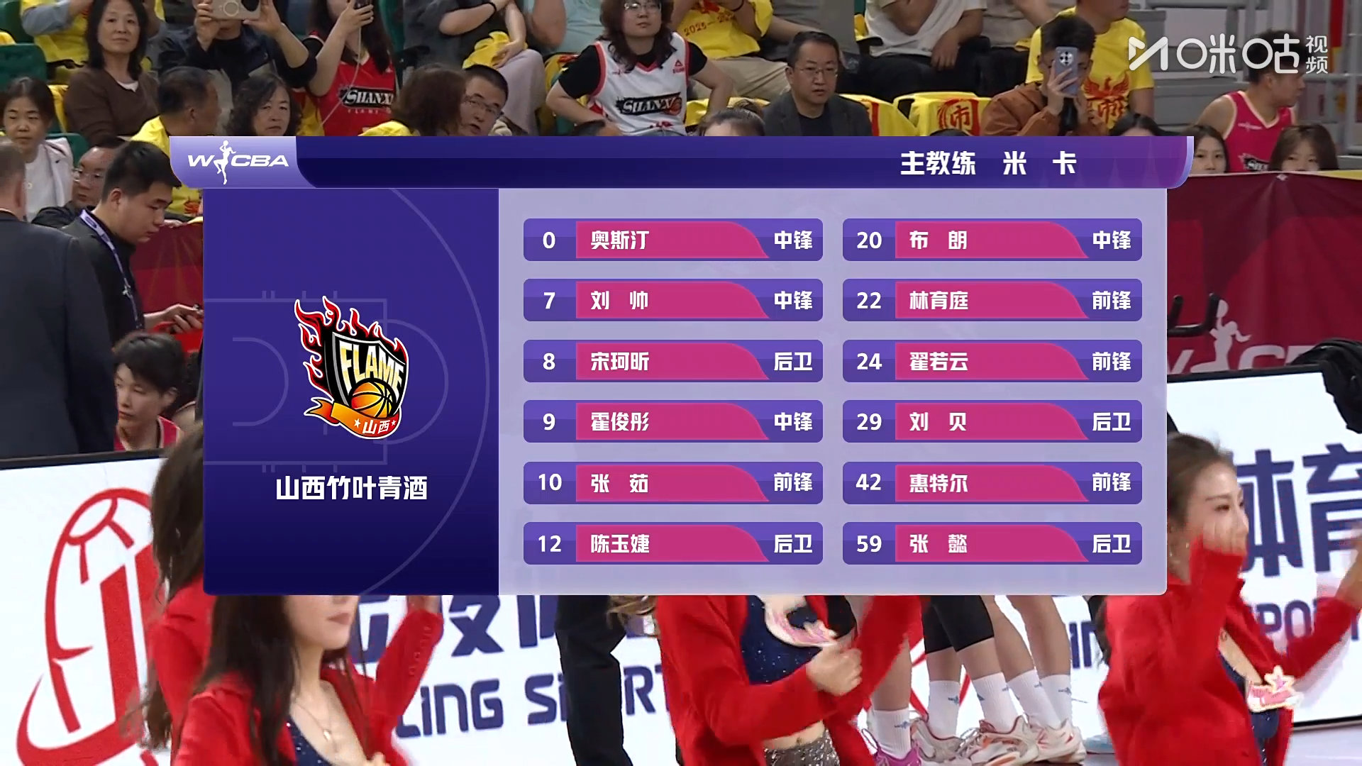 #冉珂嘉进入大名单# 今天WCBA总决赛山西女篮vs四川女篮，被WNBA选中的小