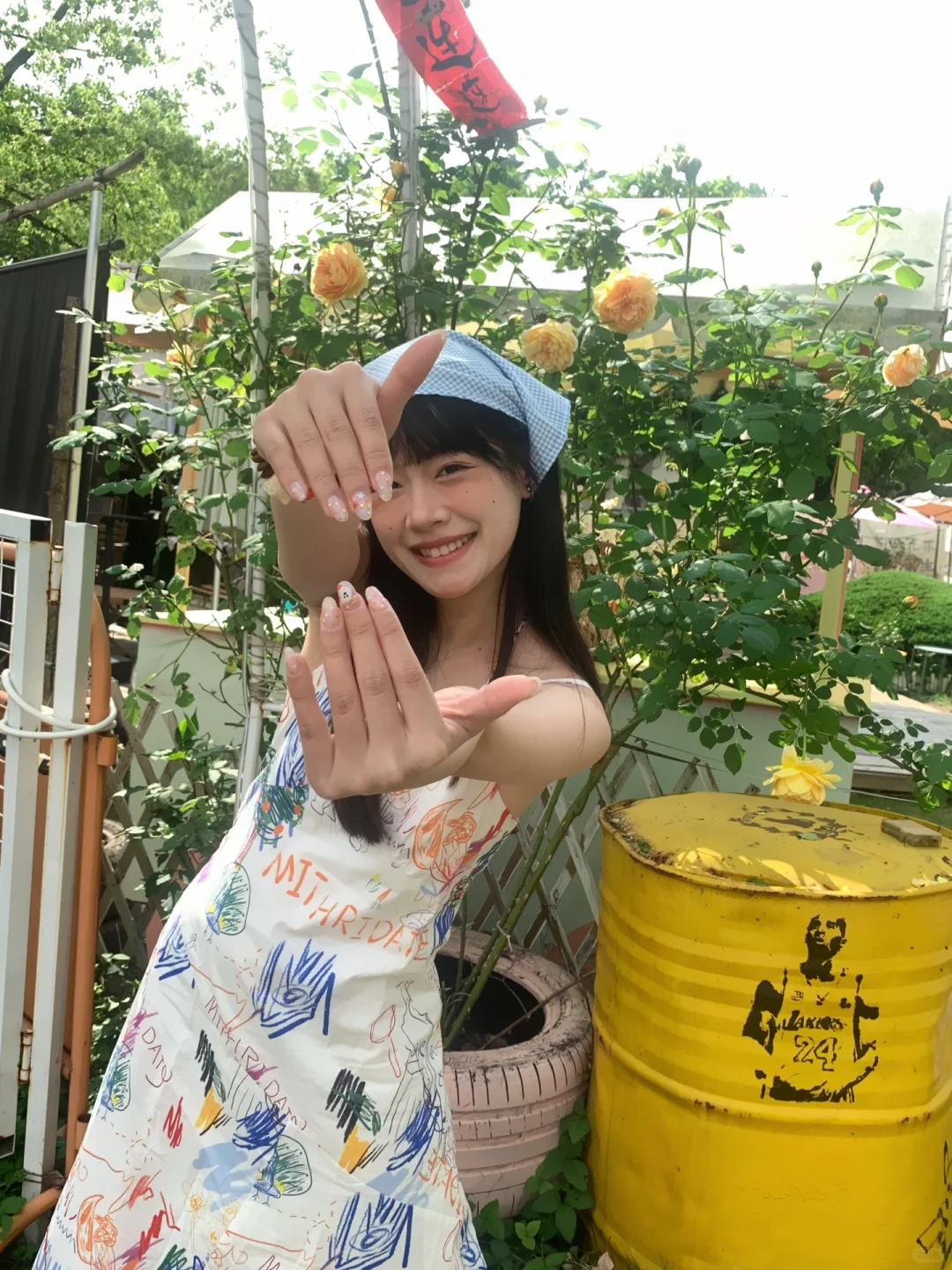 存一些夏天的可爱拍照姿势