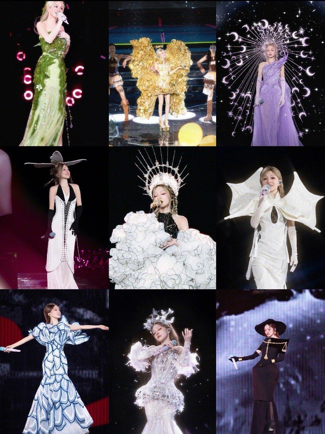 张韶涵新旧发型师差距太大了之前的妆造简直美爆了，每一套造型都很有亮点记忆点，但现