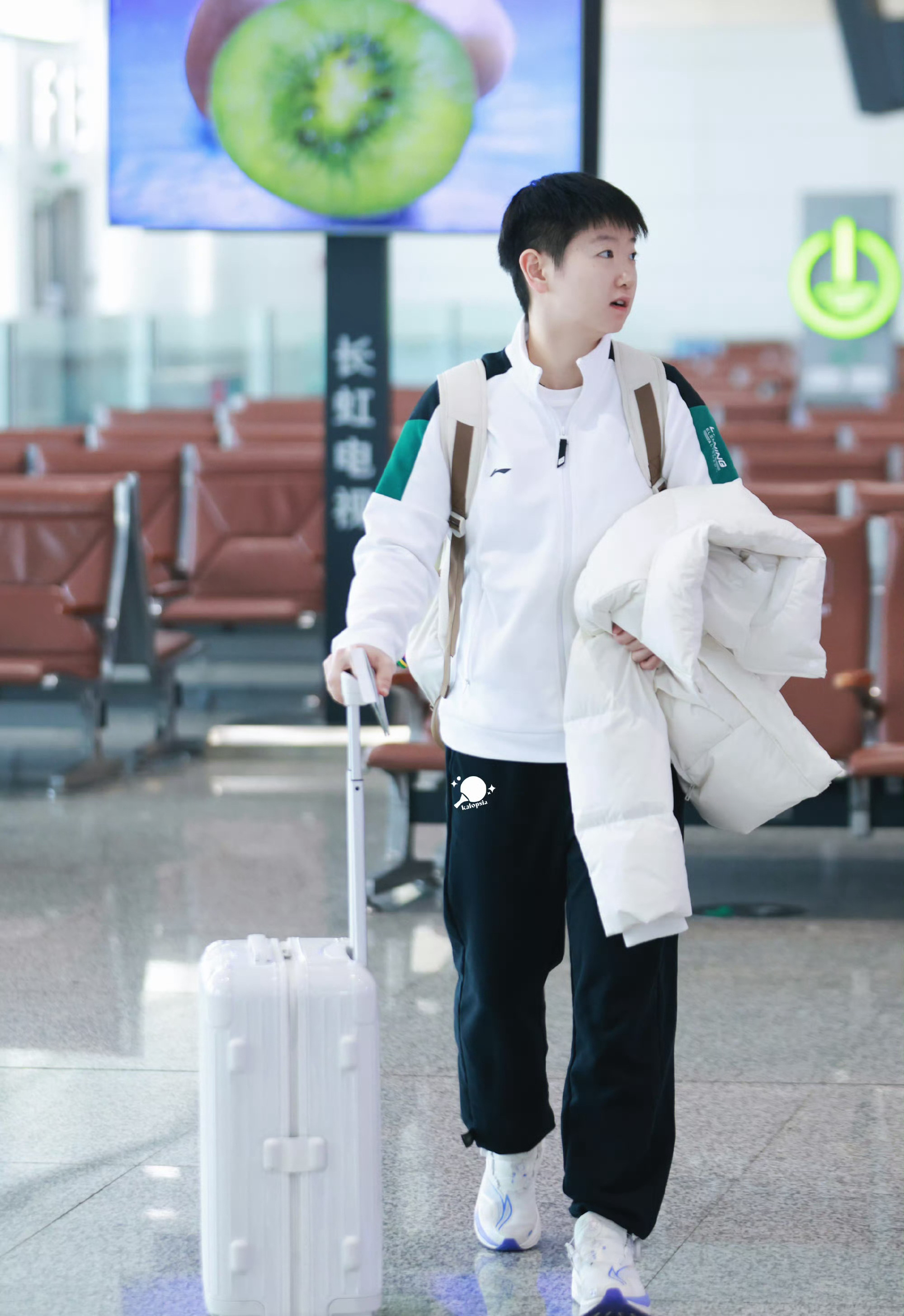 回家啦，记得好好休息，辛苦啦莎局！[老师爱你]#孙颖莎启程回国# ​​​