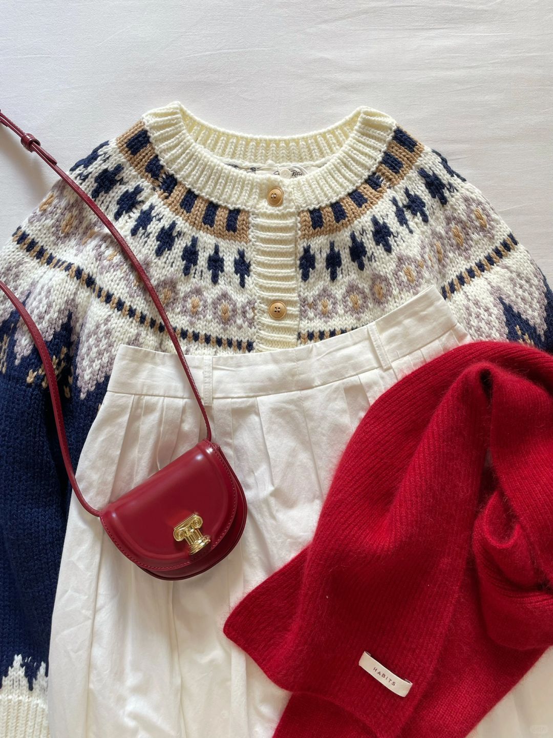 🧶我也太会买毛衣了吧～2⃣️费尔岛毛衣