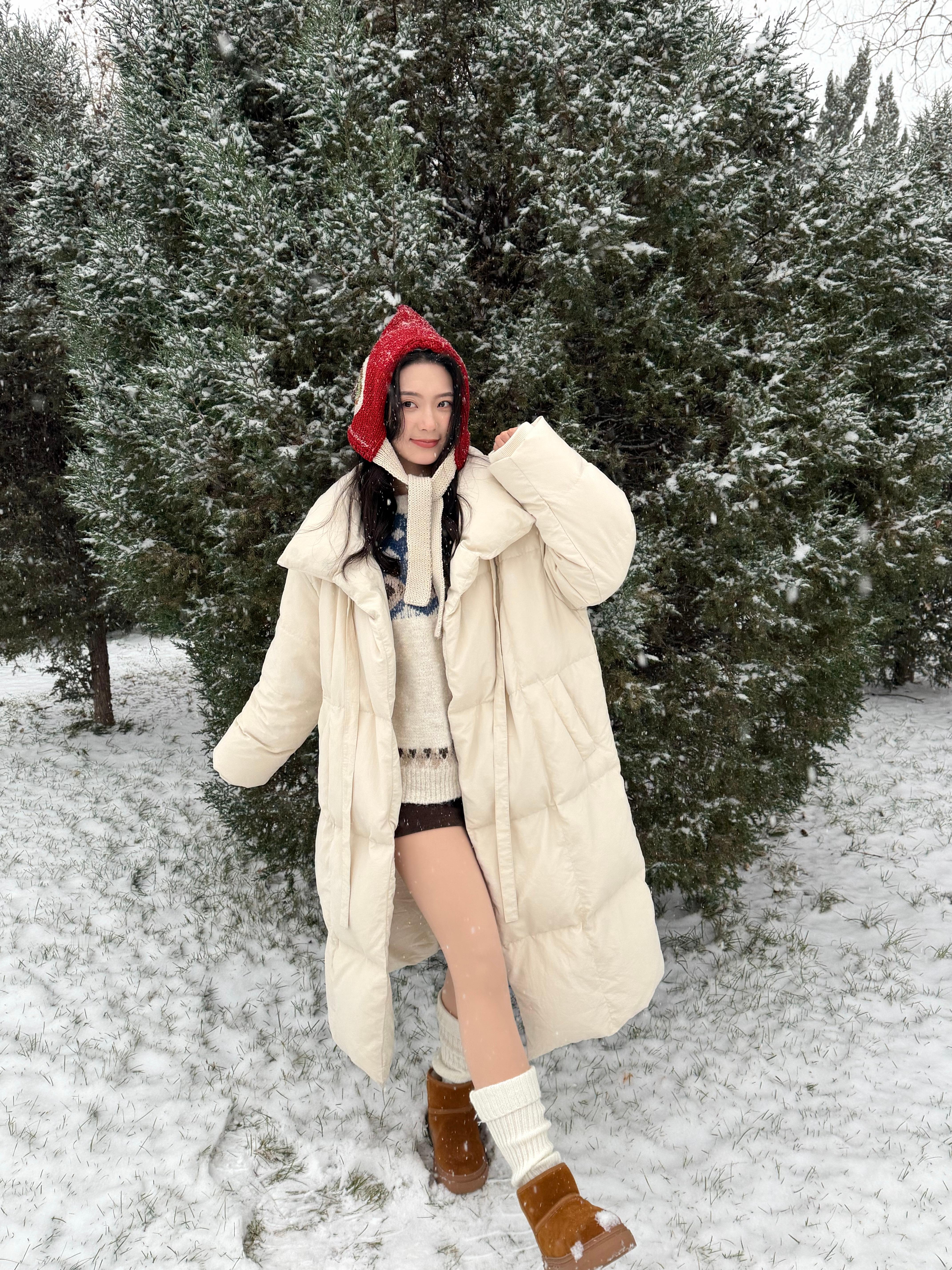 下雪啦❄️小艾同学的日常萧容鱼 雪天适合追剧奥我真没想重生啊