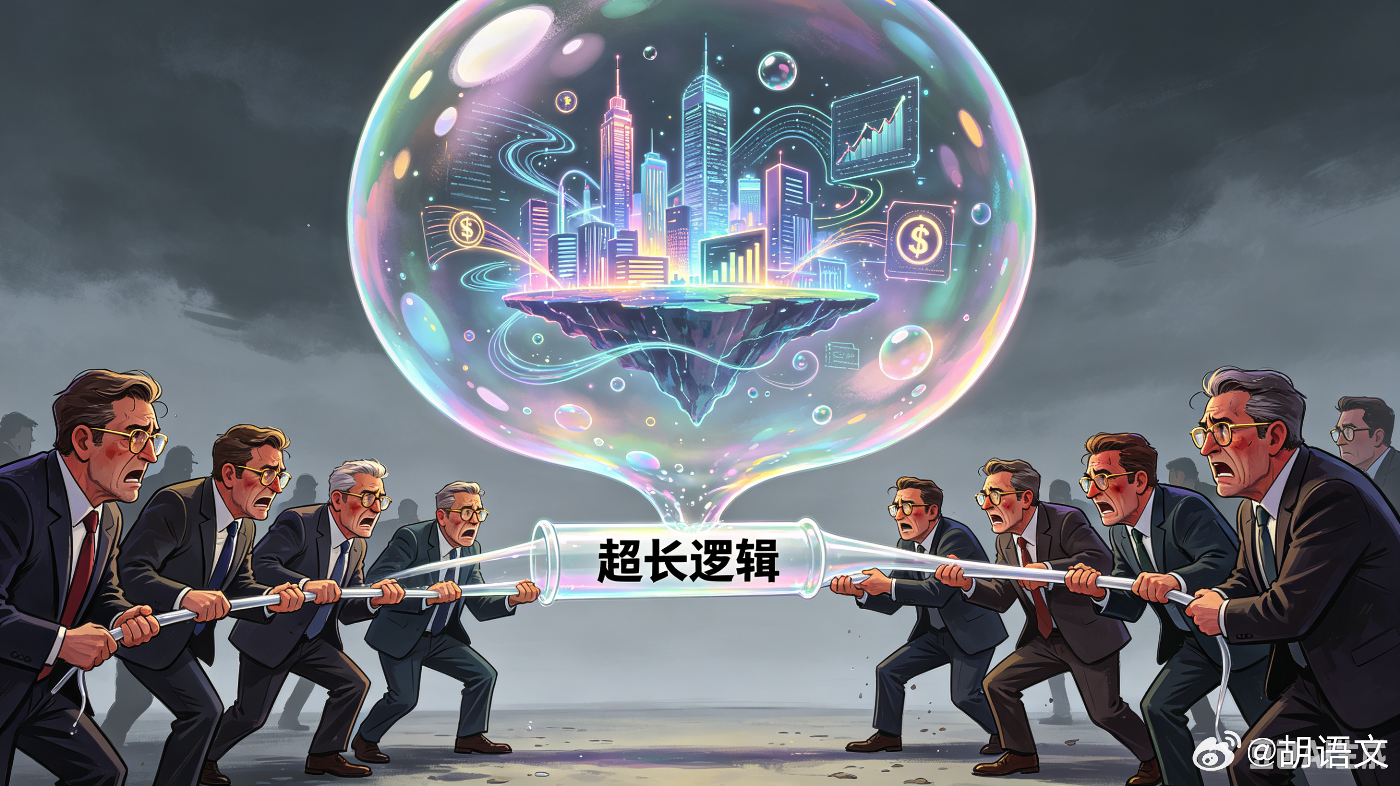 当短期业绩已经无法解释股价严重高估的问题时，那就用超长逻辑来解决市场预期！以下典