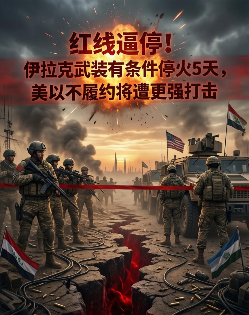 伊拉克真主旅那边，19号放了个消息出来，说是愿意暂停针对美方目标的袭击，为期五天