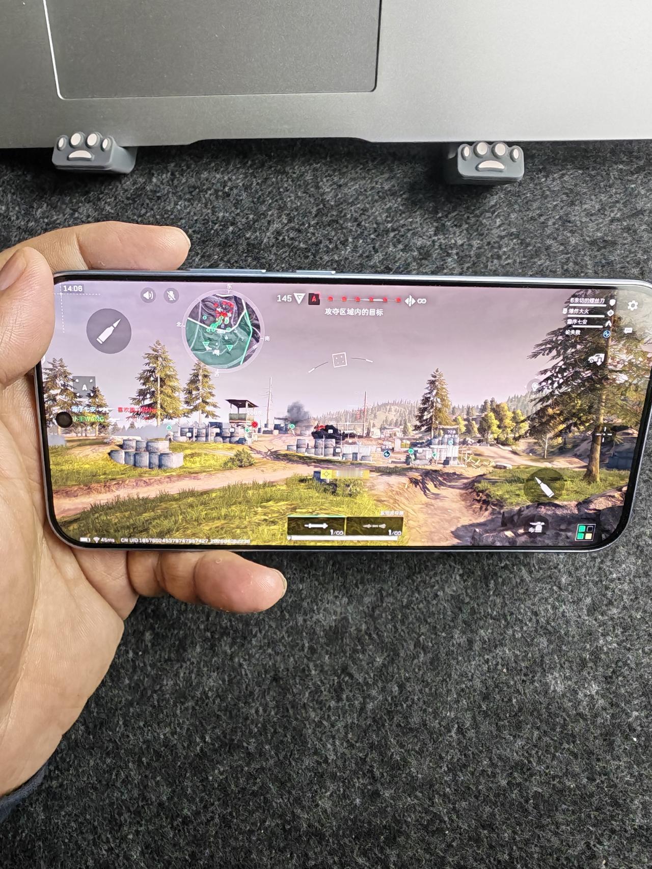 iQOO Z11玩三角洲简直不要太爽！高清画质120帧满帧稳跑，多人刚枪混战场景