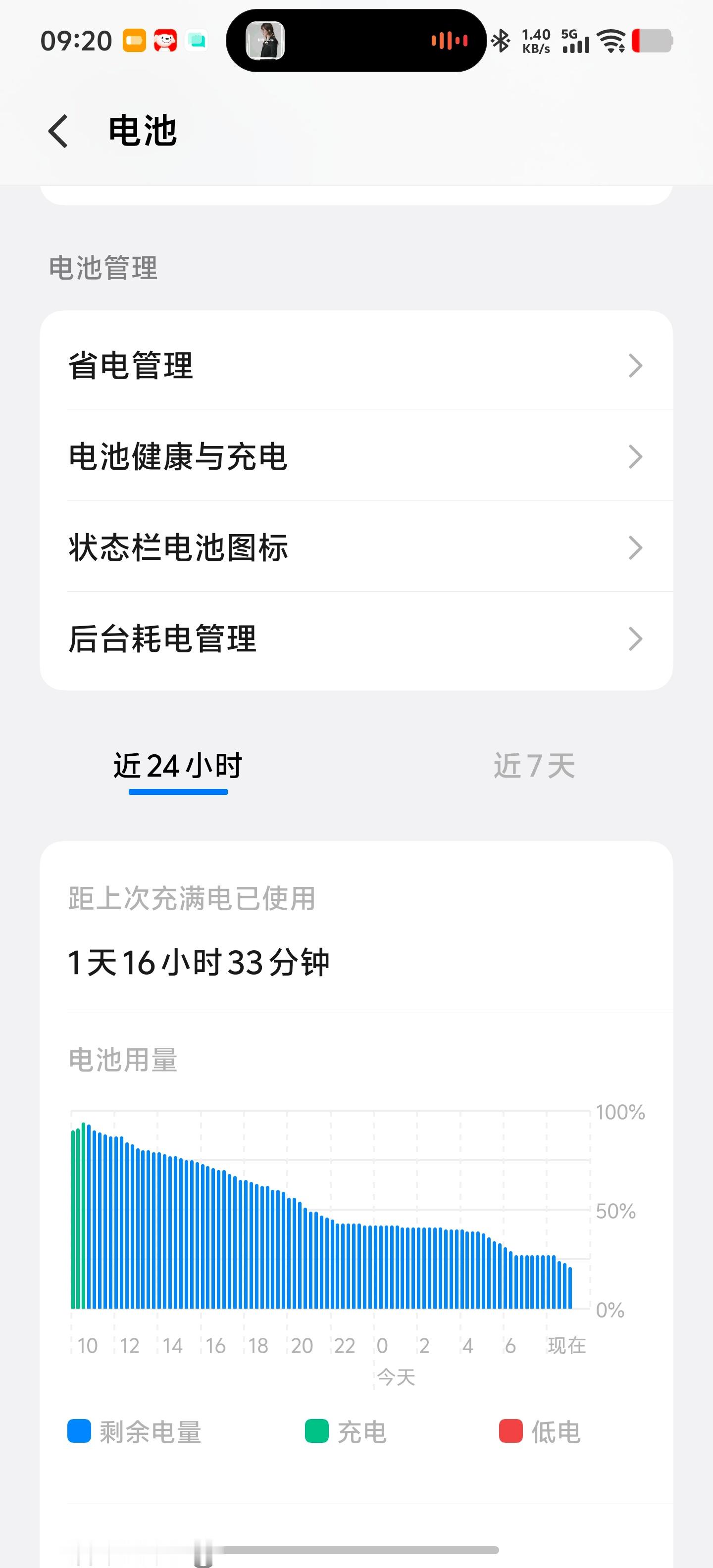 iQOO 15T这续航直接刷新我的认知！从上次充满电到现在，已经用了1天16小时