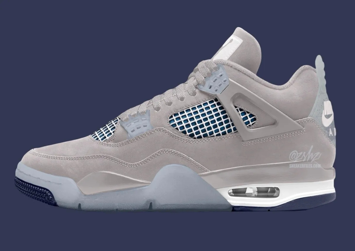 Air Jordan 4 “Georgetown” 常年赞助的篮球名校 假想合成