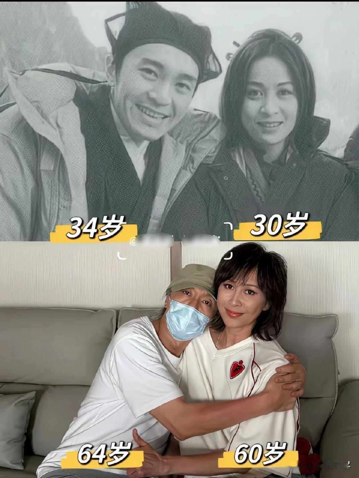 原来30年的时间，也是一瞬即逝。
不得不承认，两人都老了！ ​