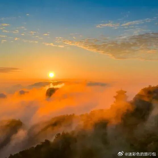 这个盛夏一定要去一趟洛阳白云山。沿路伴着流水瀑布，林间薄雾萦绕，一进山就褪去满身