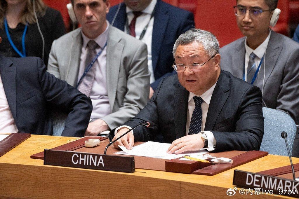 中国常驻联合国代表傅聪: 国际社会必须主持正义。伊朗核问题的外交手段并未穷尽，和